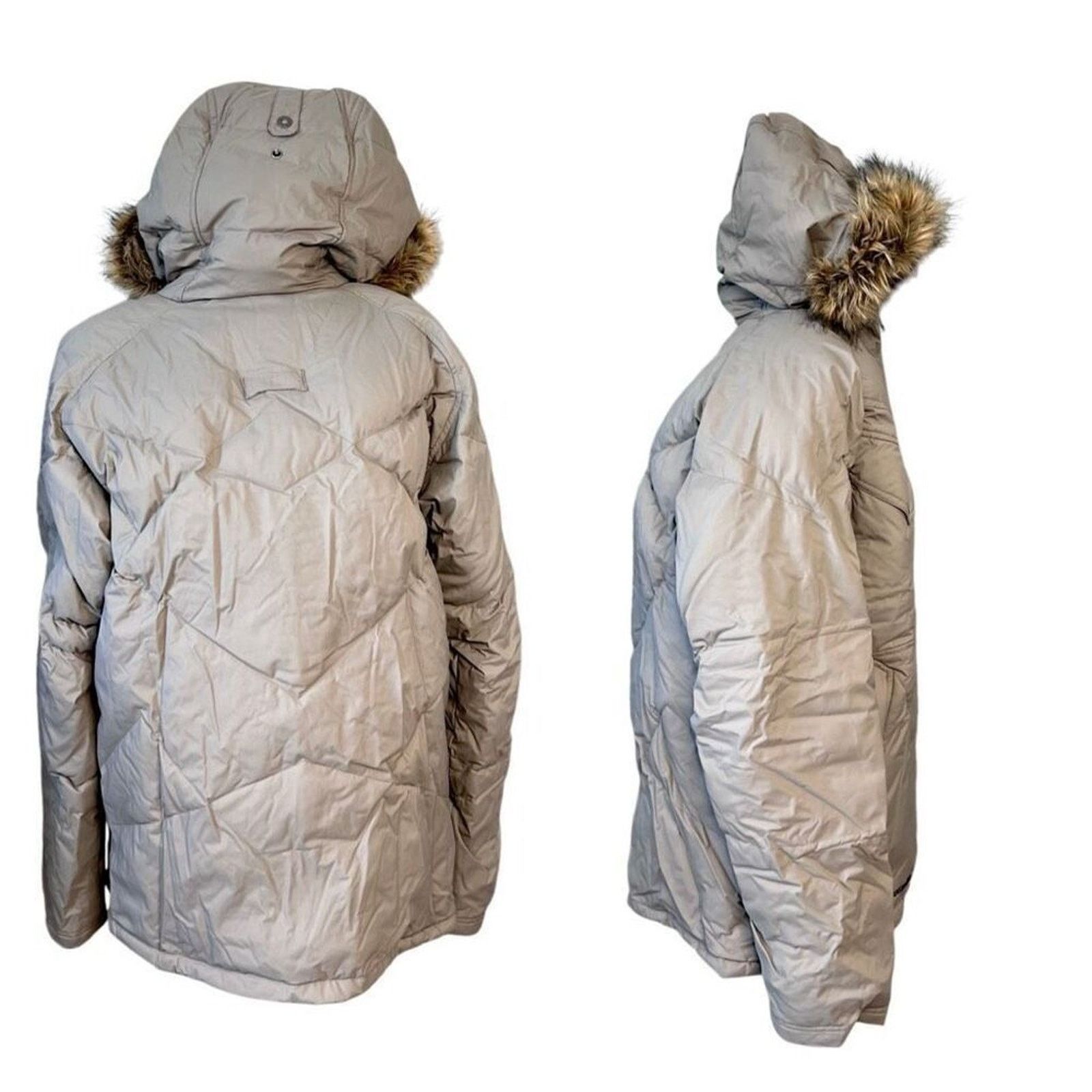 Columbia Columbia Tan Full House Hooded Coat Parka 450 Fill MEDIUM Size US M / EU 48-50 / 2 - 2 Thumbnail