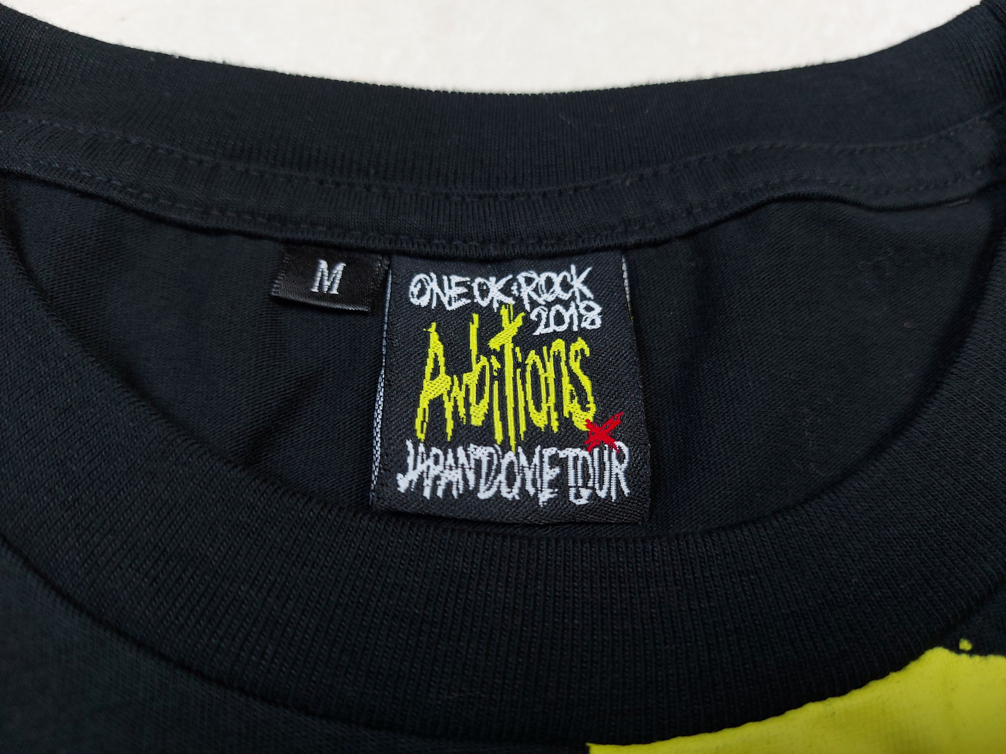 Band Tees × Japanese Brand Official ONE OK ROCK Band Ambitions Japan Dome Tour 2018 TEE Size US M / EU 48-50 / 2 - 11 Thumbnail