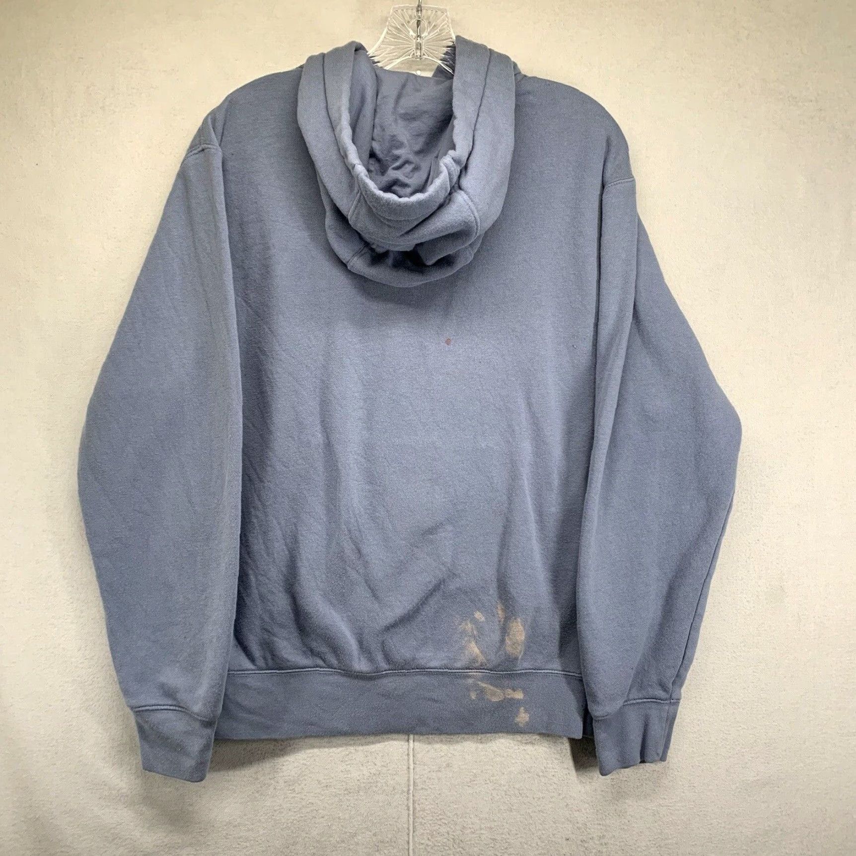 Nike Nike Hoodie Mens Small Light Blue Embroidered Swoosh Graphic Print 90s Sportswear Pullover Hooded Sweatshirt Size US S / EU 44-46 / 1 - 3 Thumbnail