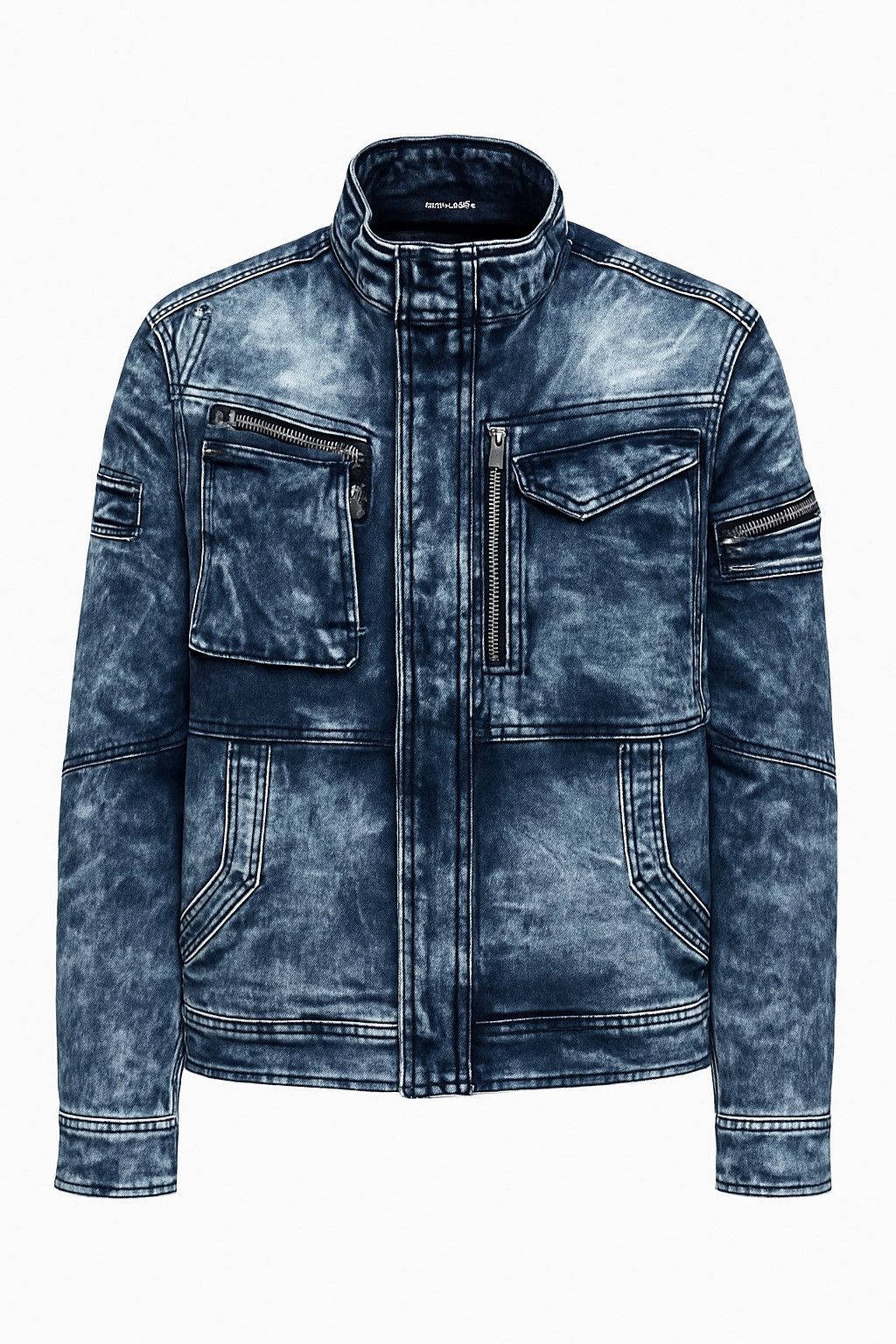 Japanese Brand Cordura Denim Jacket Procore Blue Wash – Rugged Workwear Size US M / EU 48-50 / 2 - 1 Thumbnail