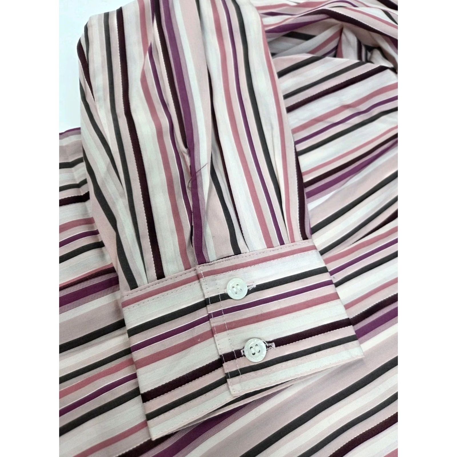 Liz Claiborne VINTAGE Crazy Horse Liz Claiborne XL Button Up Shirt Long Sleeve White Pink Red Floral Size XL / US 12-14 / IT 48-50 - 5 Thumbnail