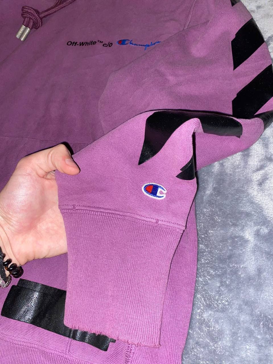 Off-White Off-White x Champion Hoodie Size US XS / EU 42 / 0 - 10 Thumbnail