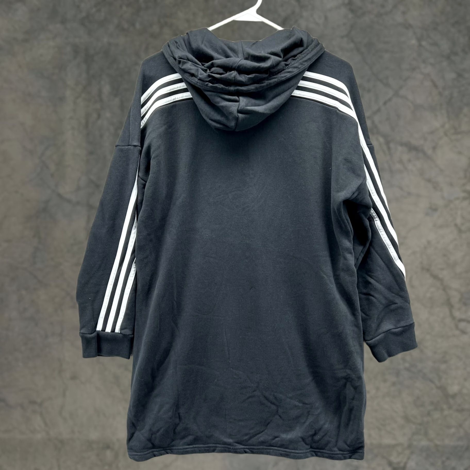 Adidas Adidas Hoodie Womens Medium Black Future Icons 3-stripes Pullover Fleece Long Sleeve NASB Size M / US 6-8 / IT 42-44 - 1 Thumbnail