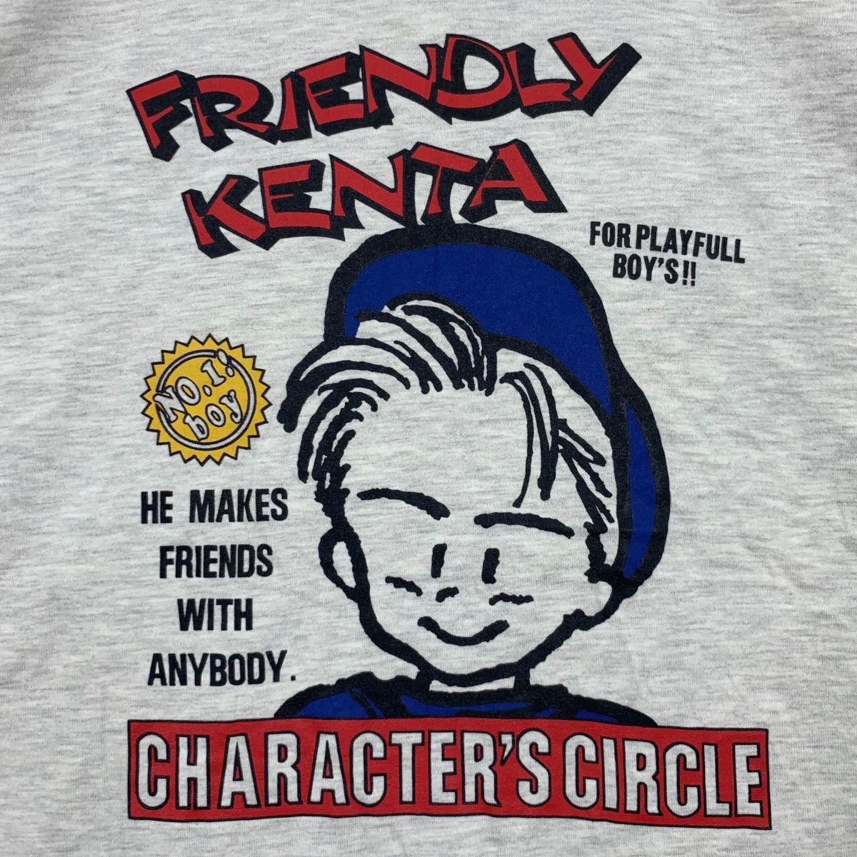 Vintage Vintage CITY GUY CLUB Friendly Kenta Comic Strip Tee Shirt Size L / US 10 / IT 46 - 3 Thumbnail