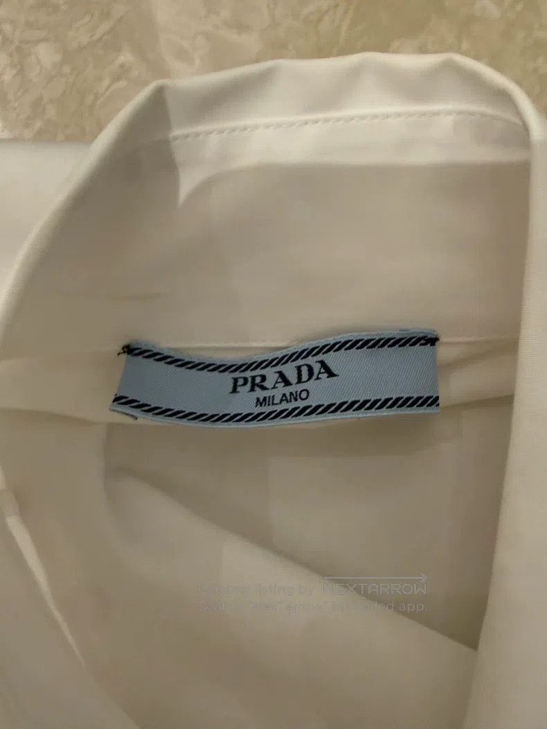 Prada Prada Triangle black and white colour block casual shirt Size XXS / US 00 / IT 34 - 3 Thumbnail