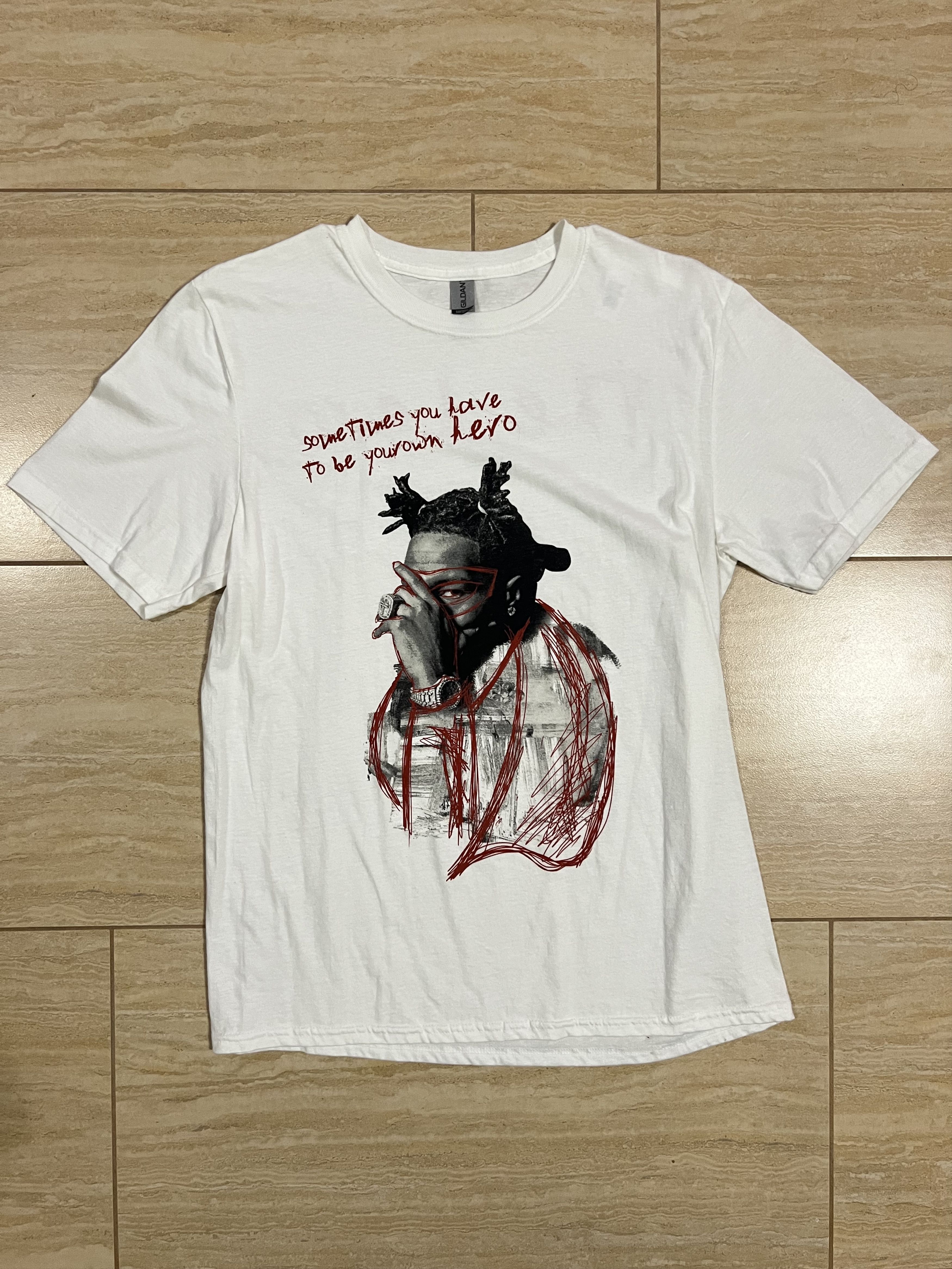 Other Lil Baby Tour Merch Graphic T shirt White Size Medium Size US S / EU 44-46 / 1 - 1 Thumbnail