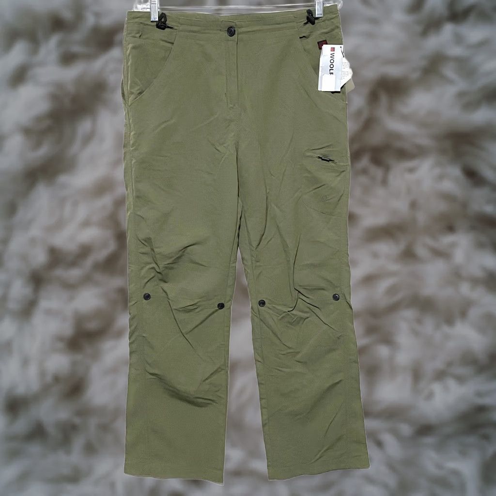 Vintage Woolrich Hickory Pass Pants Olive Green 1090 Nylon Womens Medium M NWT Pants Womens Medium Olive Green 1090 Nylon Hickory Pass Woolrich Size 32" / US 10 / IT 46 - 1 Thumbnail