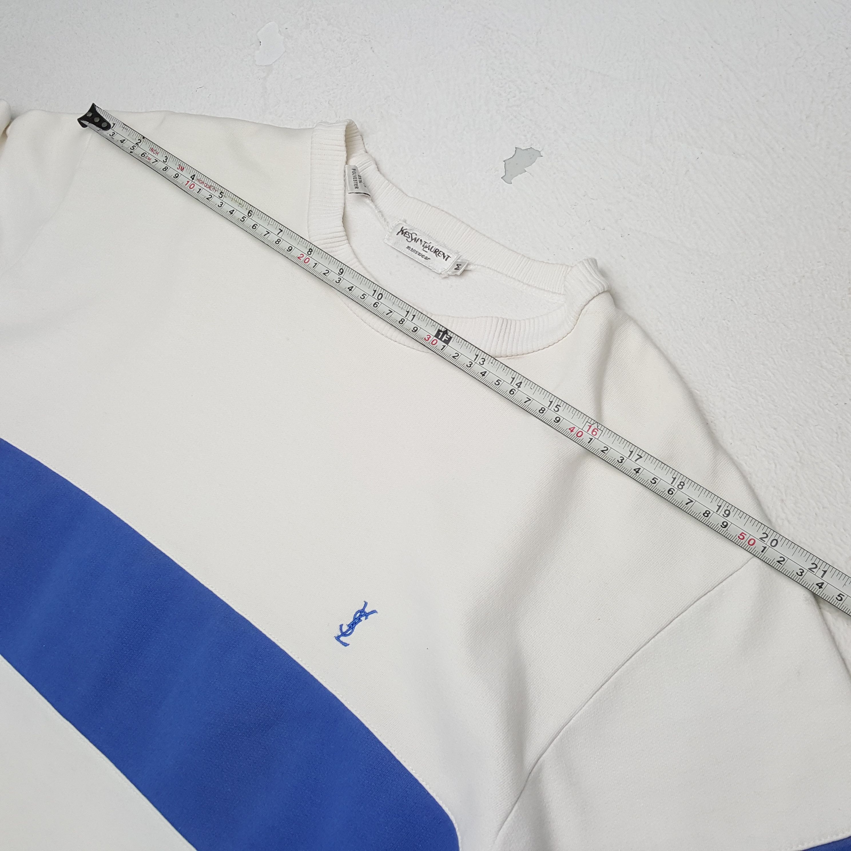 Vintage × Yves Saint Laurent YVES SAINT LAURENT Fashion Brand Small Logo Sweatshirt Size US M / EU 48-50 / 2 - 4 Thumbnail
