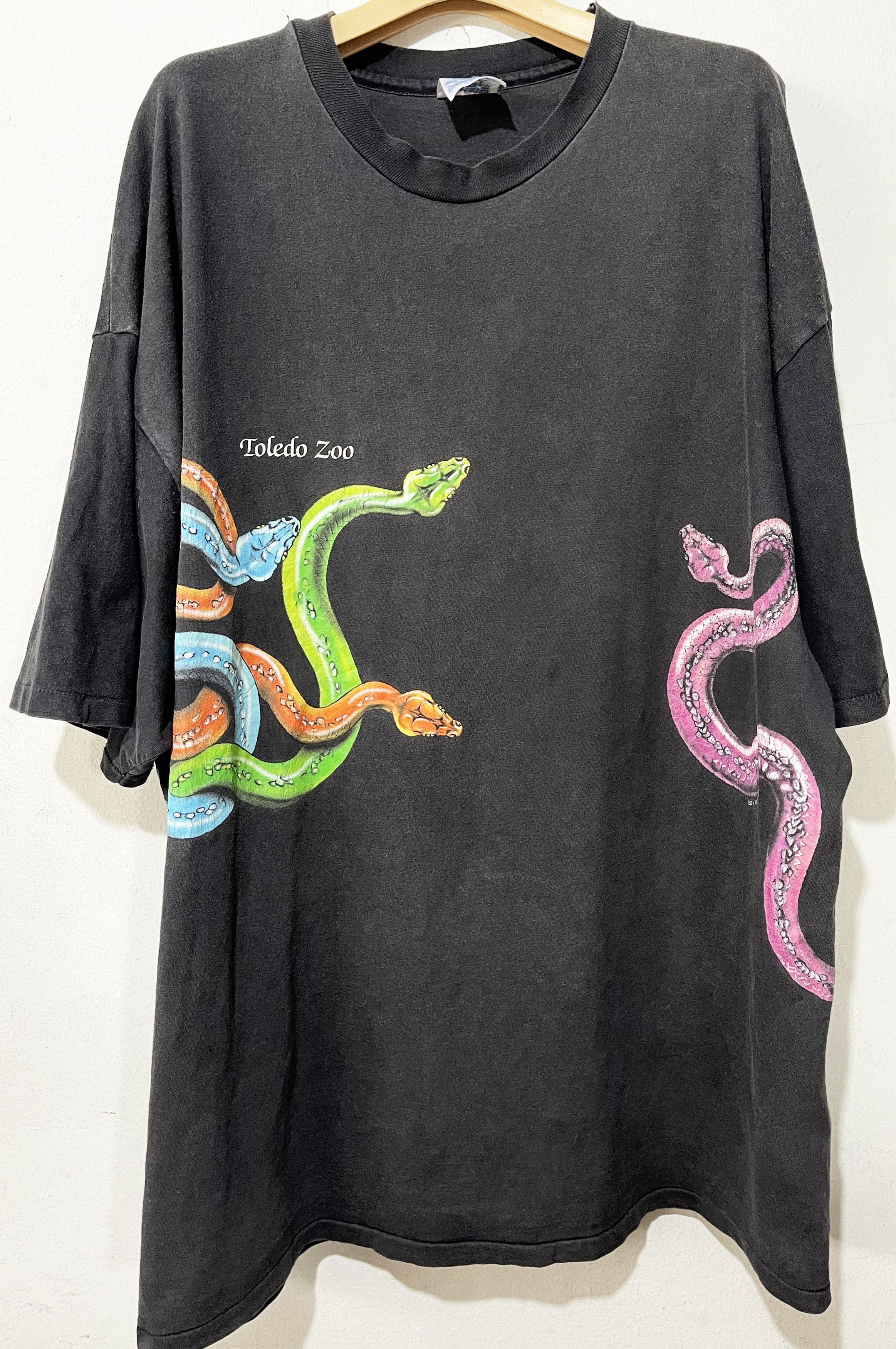 Vintage Vintage 90s Snake Shirt Size US XXL / EU 58 / 5 - 1 Thumbnail