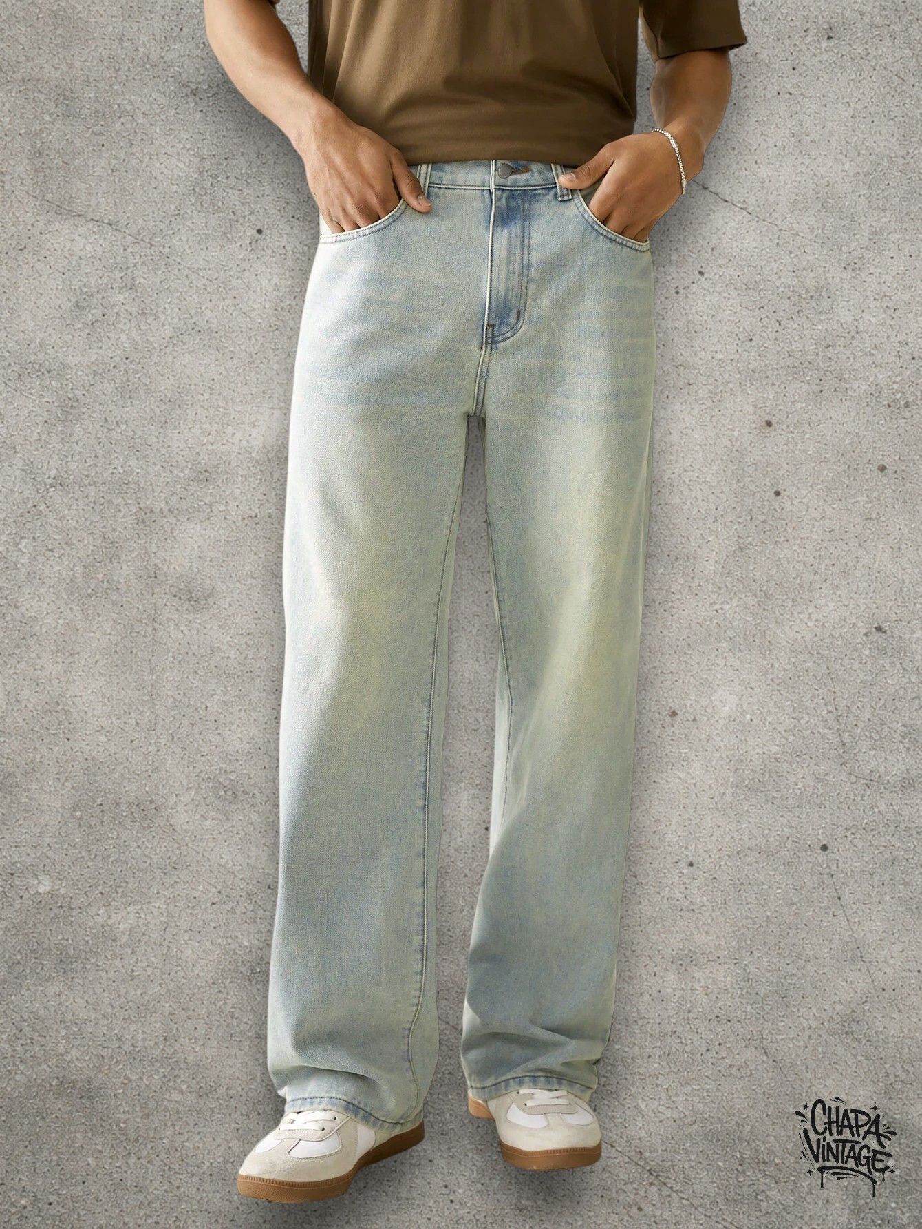 Vintage Washed light jeans Size US 32 / EU 48 - 2 Thumbnail