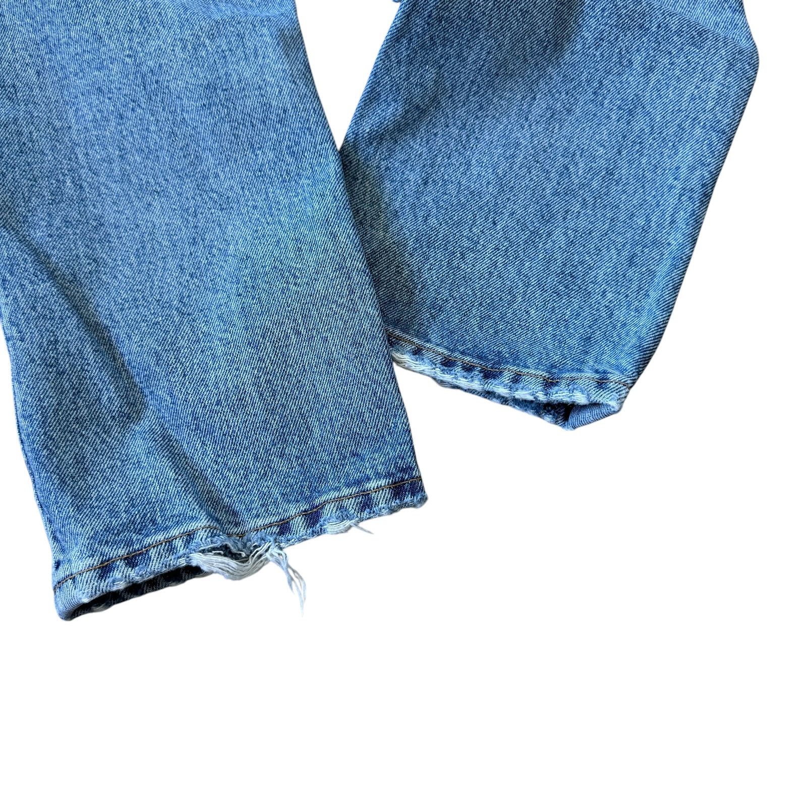 Agolde AGOLDE Riley High Rise Straight Crop Jean Distressed Size 26" / US 2 / IT 38 - 5 Thumbnail