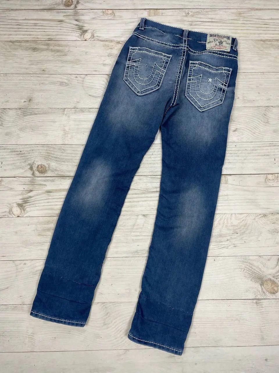 True Religion Vintage True Religion Straight Denim Jeans Japan Y2K Size US 34 / EU 50 - 1 Thumbnail