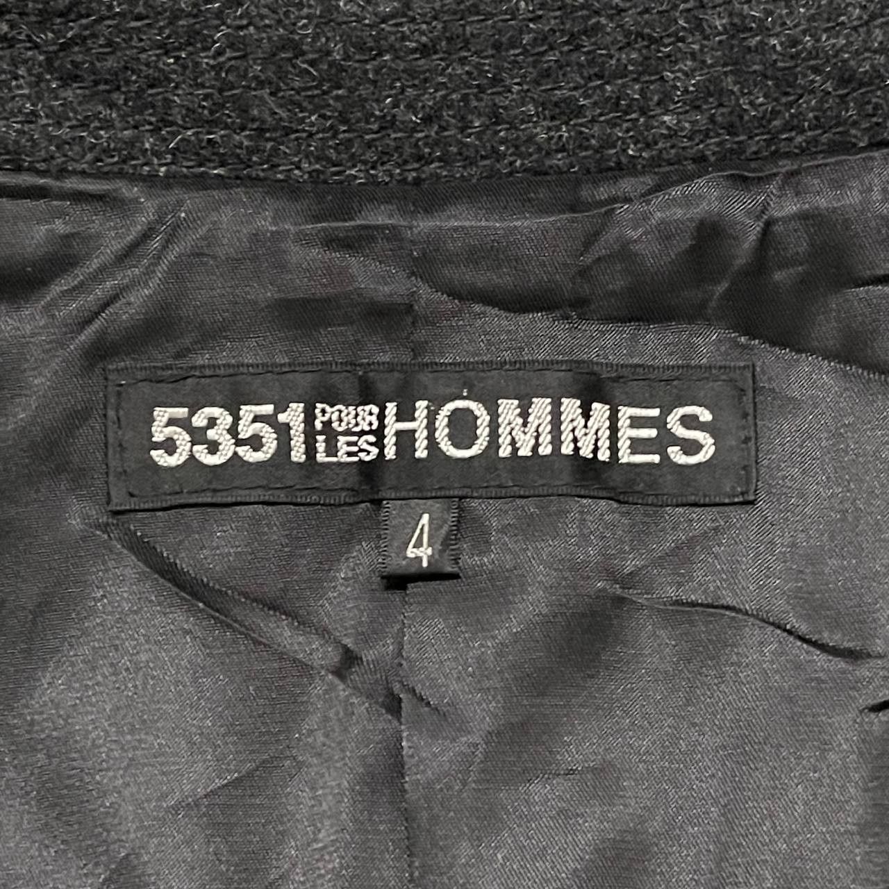 5351 POUR LES HOMMES Vintage 5351 Pour Les Hommes Wool Coat Size US M / EU 48-50 / 2 - 9 Thumbnail