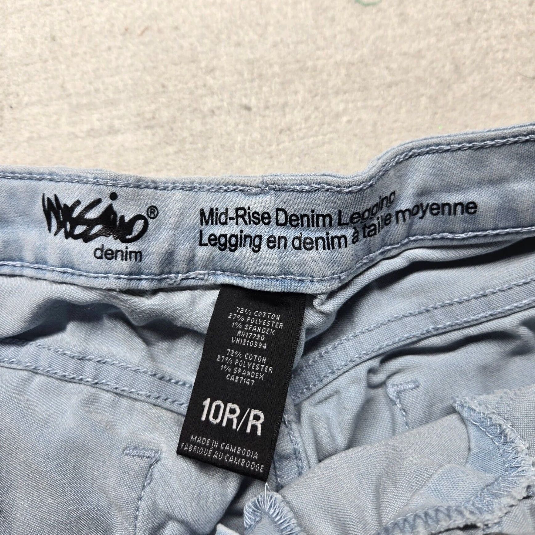 Mossimo Mossimo Mid-Rise Blue Denim Jegging Pants Women's Size 10 Regular Size 32" / US 10 / IT 46 - 3 Thumbnail