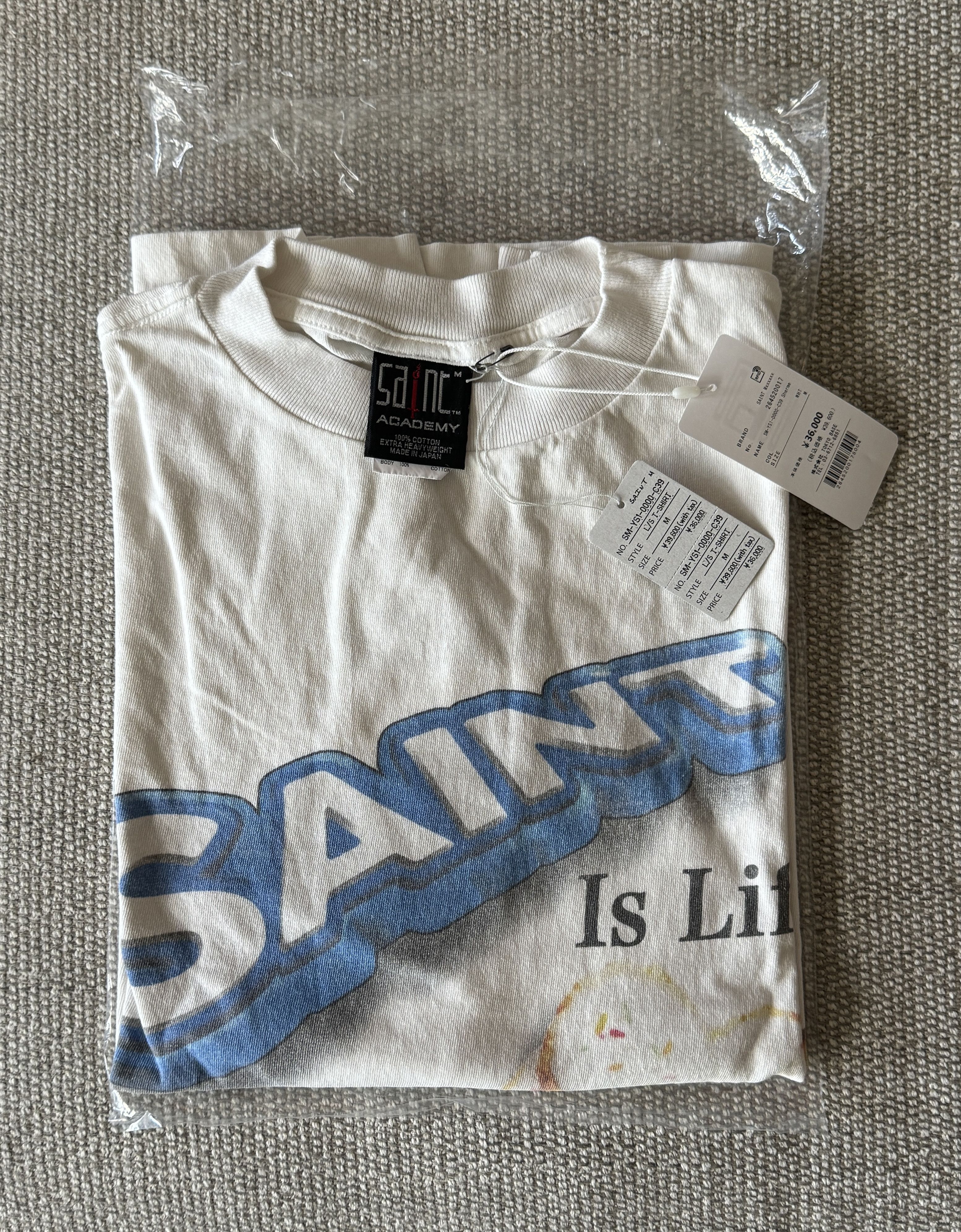 SAINT MXXXXXX X SHERMER ACADEMY OREO LS T-SHIRT MEDIUM