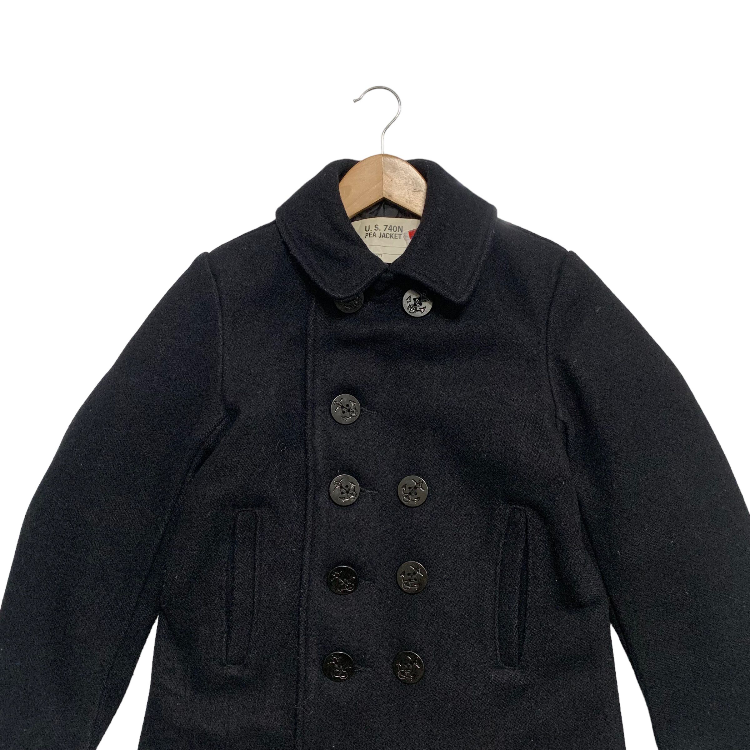 Schott Vintage Schott US740N Pea Jacket Size US XS / EU 42 / 0 - 4 Thumbnail
