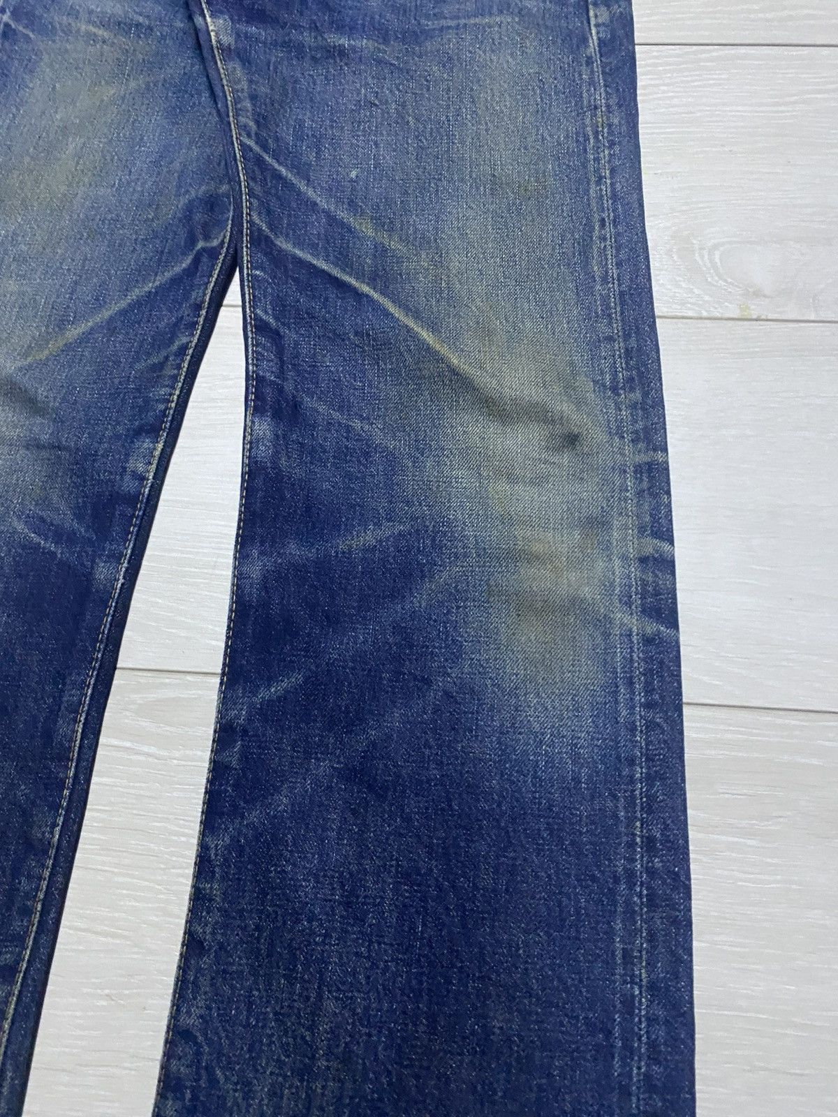 Japanese Brand Vintage Orange Helmet Dic Union Made Selvedge Jeans Size US 26 / EU 42 - 8 Thumbnail