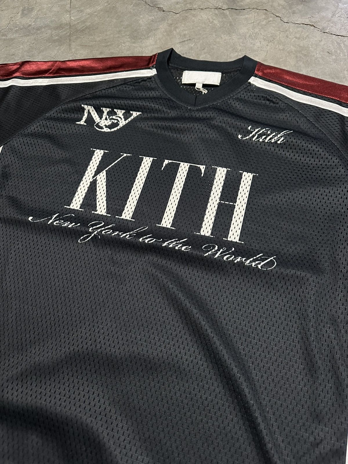 Kith KITH Mesh Leon Jersey “Black” Size US L / EU 52-54 / 3 - 3 Thumbnail
