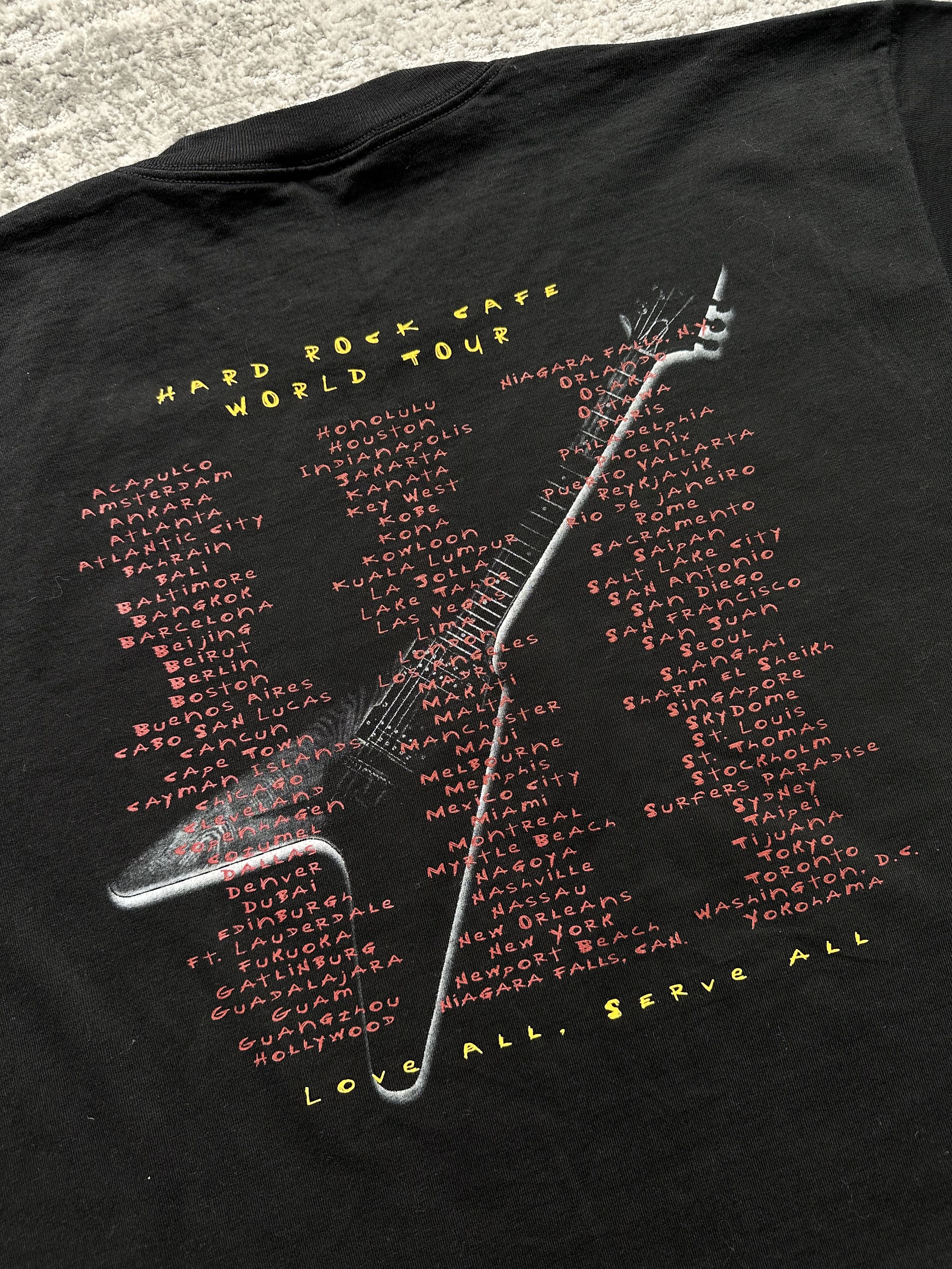 Hard Rock Cafe Hard rock cafe music for life vintage t shirt Size US L / EU 52-54 / 3 - 6 Thumbnail