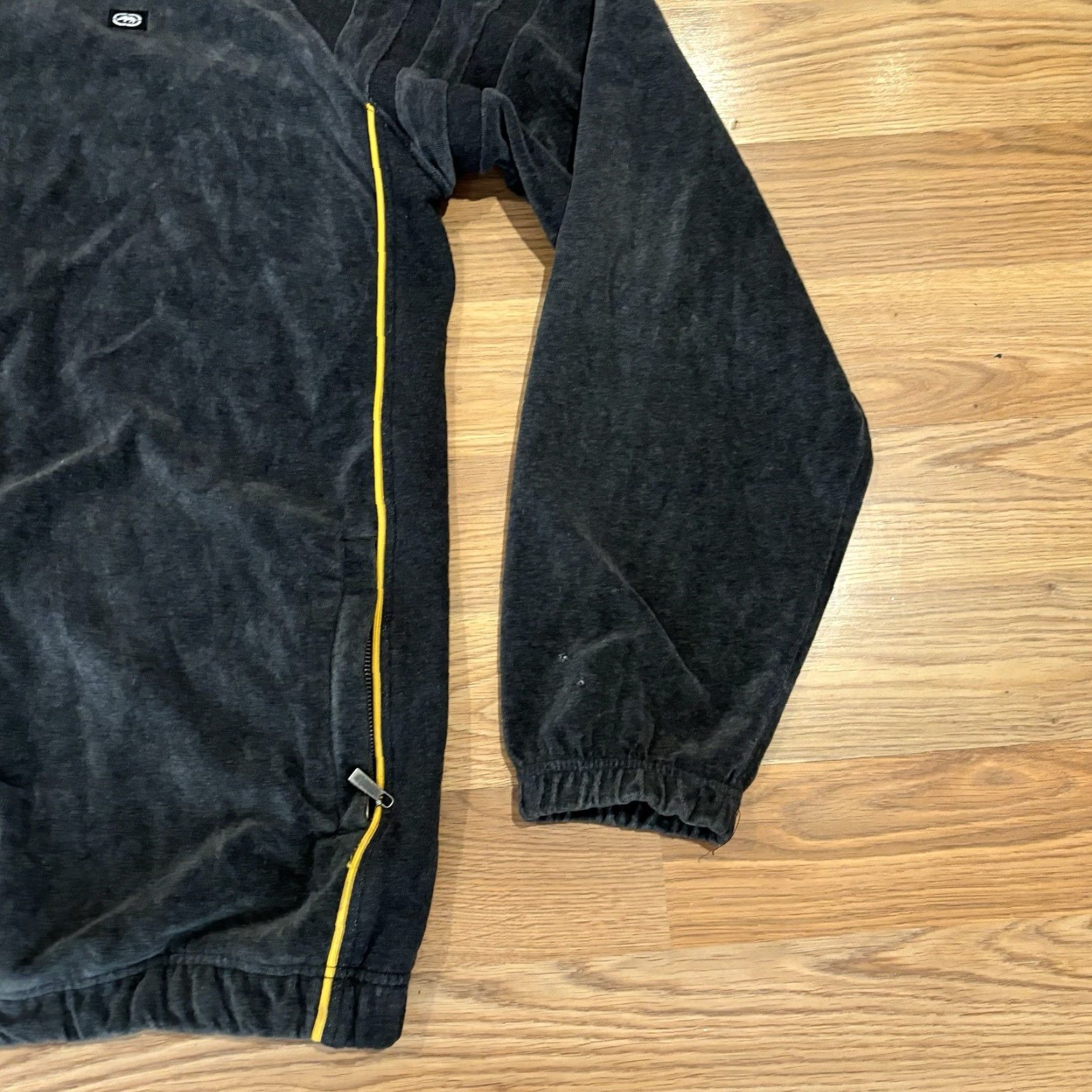 Ecko Unltd. VINTAGE Ecko Unltd Knit Jacket Gray Velour Track Full Zip Men’s XL Jacket Size US XL / EU 56 / 4 - 5 Thumbnail