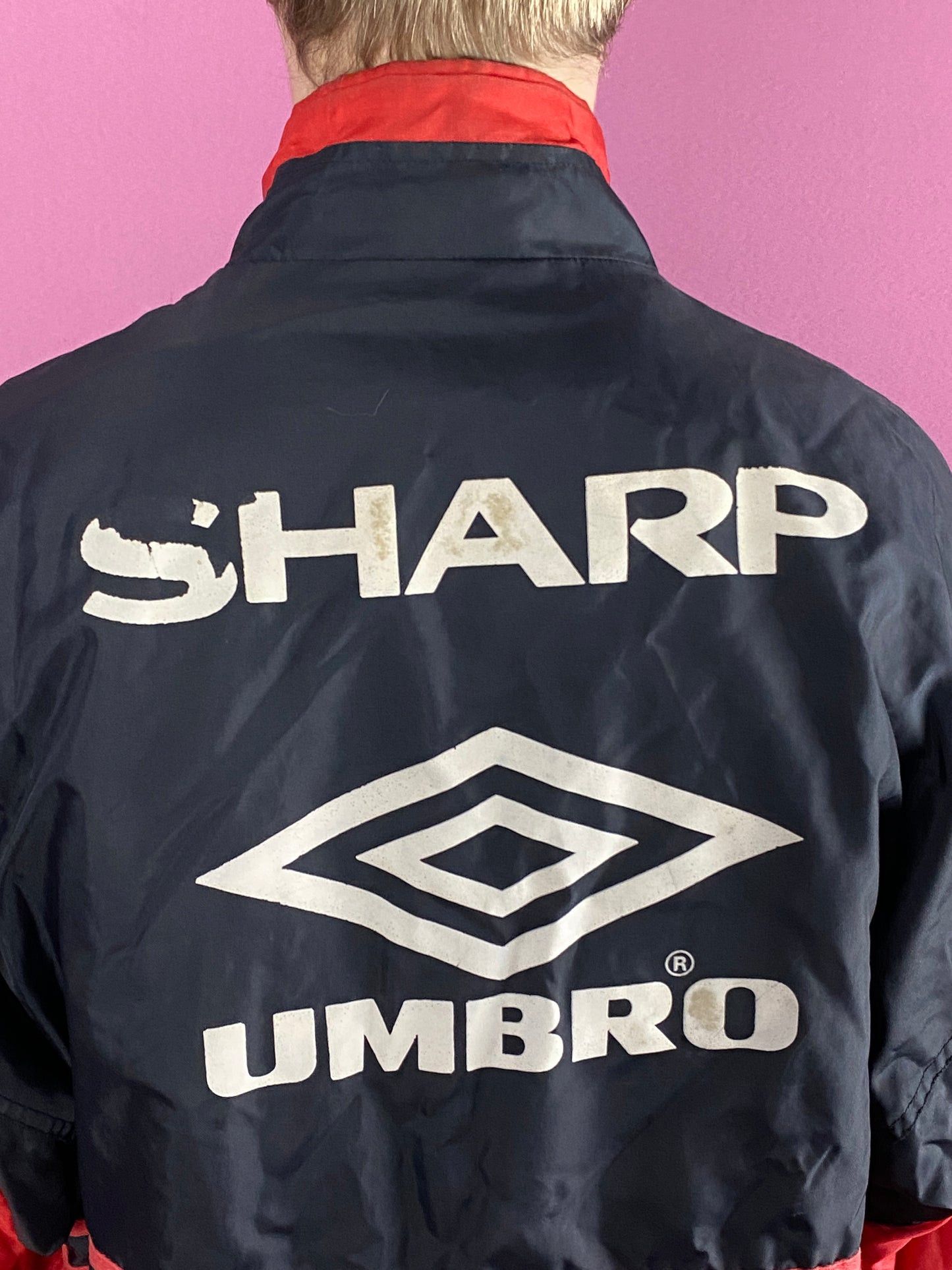 Umbro × Vintage 90s Sharp Umbro Manchester United Vintage Men's Jacket - Y Size US M / EU 48-50 / 2 - 4 Thumbnail