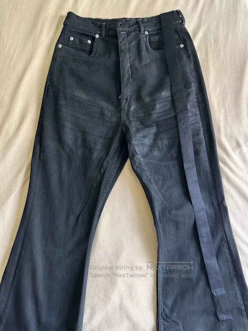 Rick Owens Rick Owens Drkshdw Black Flared Denim Pants. Size US 31 - 3 Thumbnail