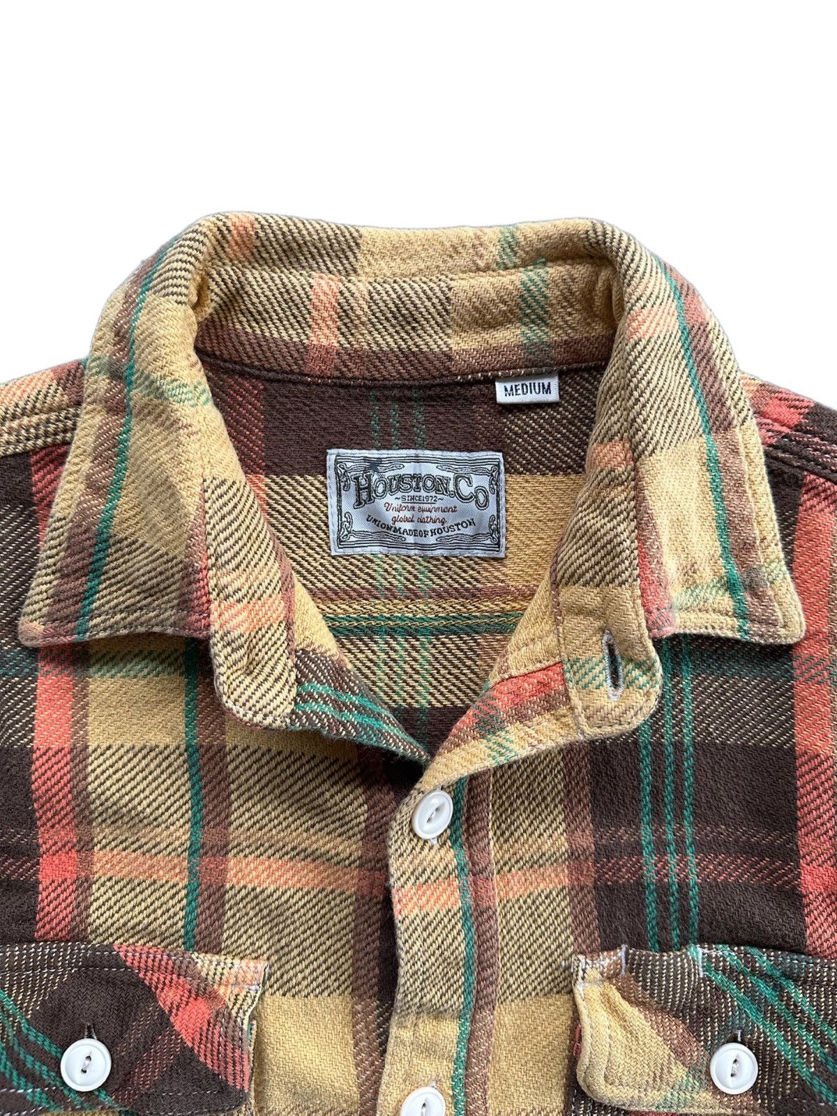 Japanese Brand Houston Co Union Made Flannel Shirt Size US M / EU 48-50 / 2 - 3 Thumbnail