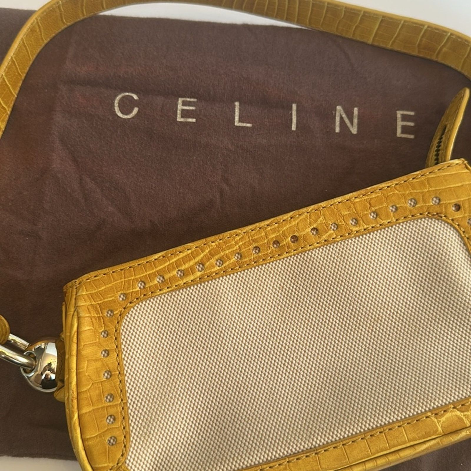 Celine Vintage Celine Pochette Bag COA Included Size ONE SIZE - 11 Thumbnail