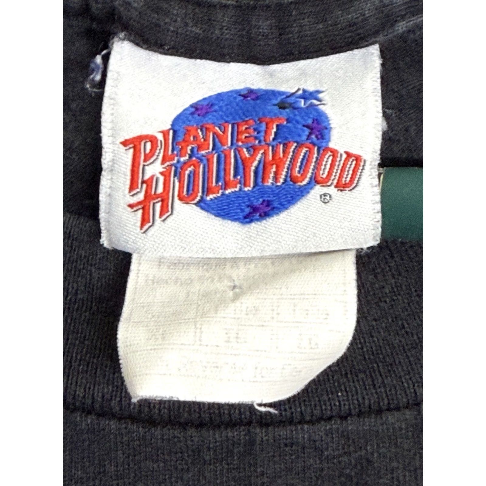 Planet Hollywood Planet Hollywood T-Shirt Seattle 90s XL Embroidered Black Crew Neck Graphic Tee Mens Vintage Size US XL / EU 56 / 4 - 4 Thumbnail