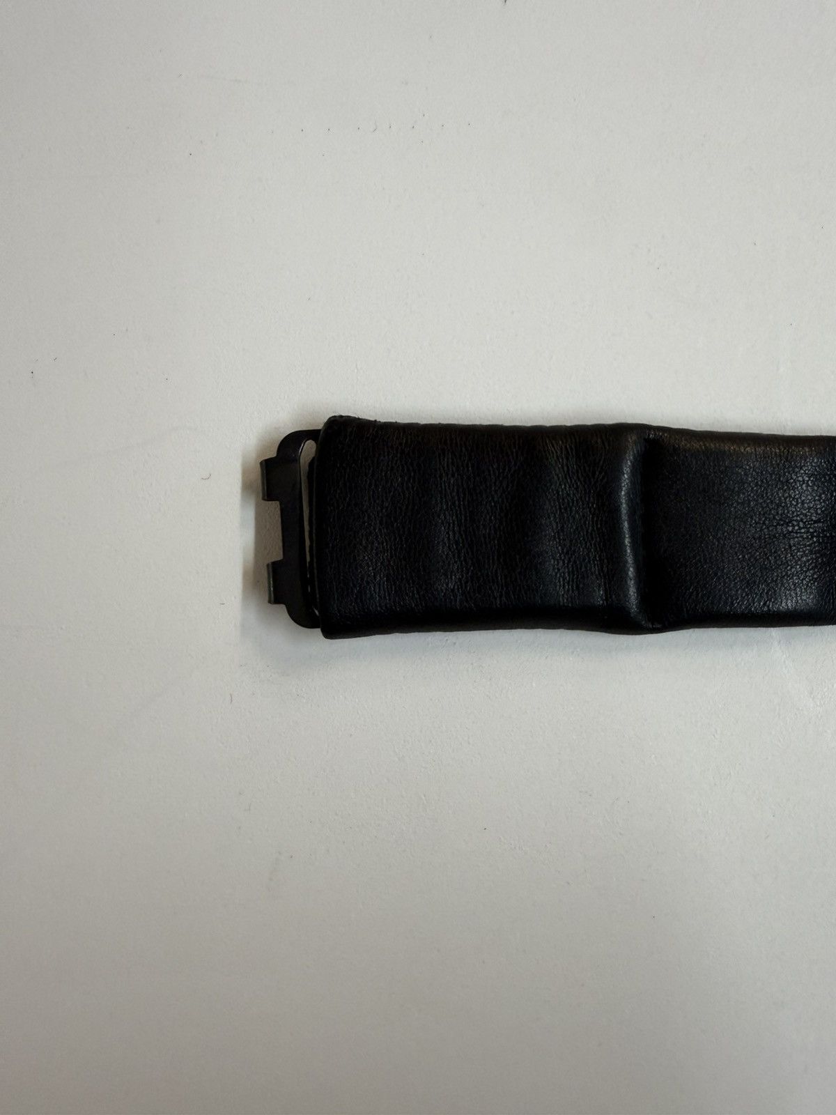 Saint Laurent Paris Saint Laurent Paris — Black Leather Wide Cummerbund Belt Size ONE SIZE - 6 Thumbnail