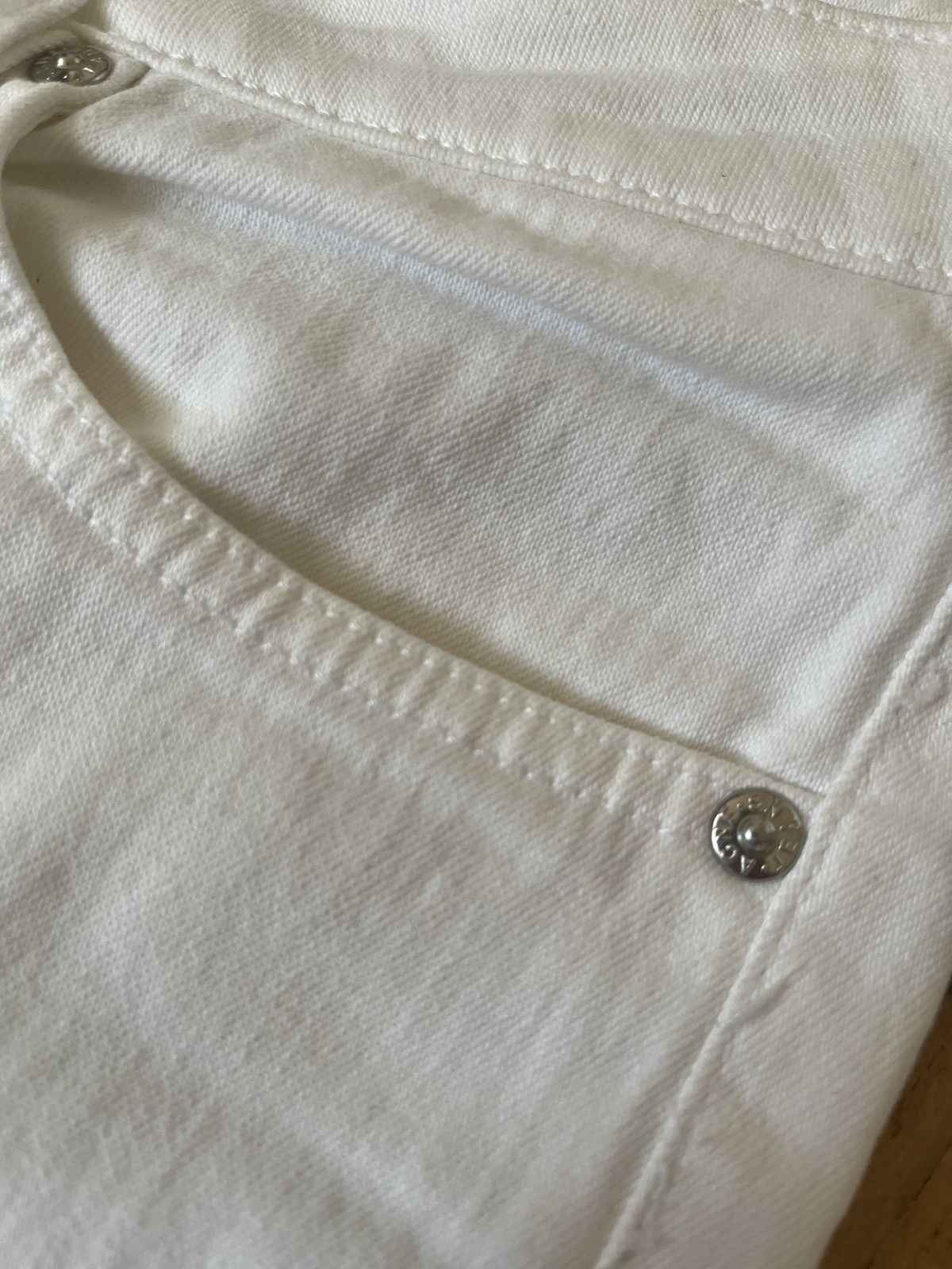 Acne Studios × Vintage Vintage Acne Studios White Denim Jeans Size 27/32 Y2K USA Size 32" / US 10 / IT 46 - 15 Thumbnail