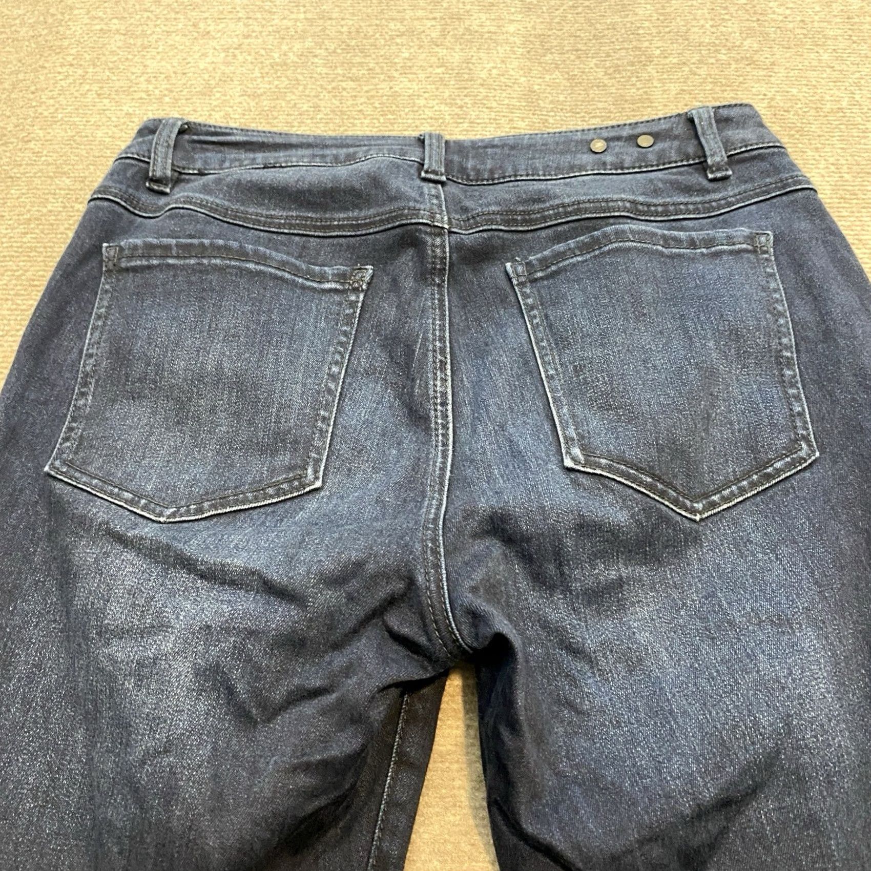 Vintage Cabi Jeans Women's Blue Skinny Distressed Stretch Size 8 Size 30" / US 8 / IT 44 - 6 Thumbnail