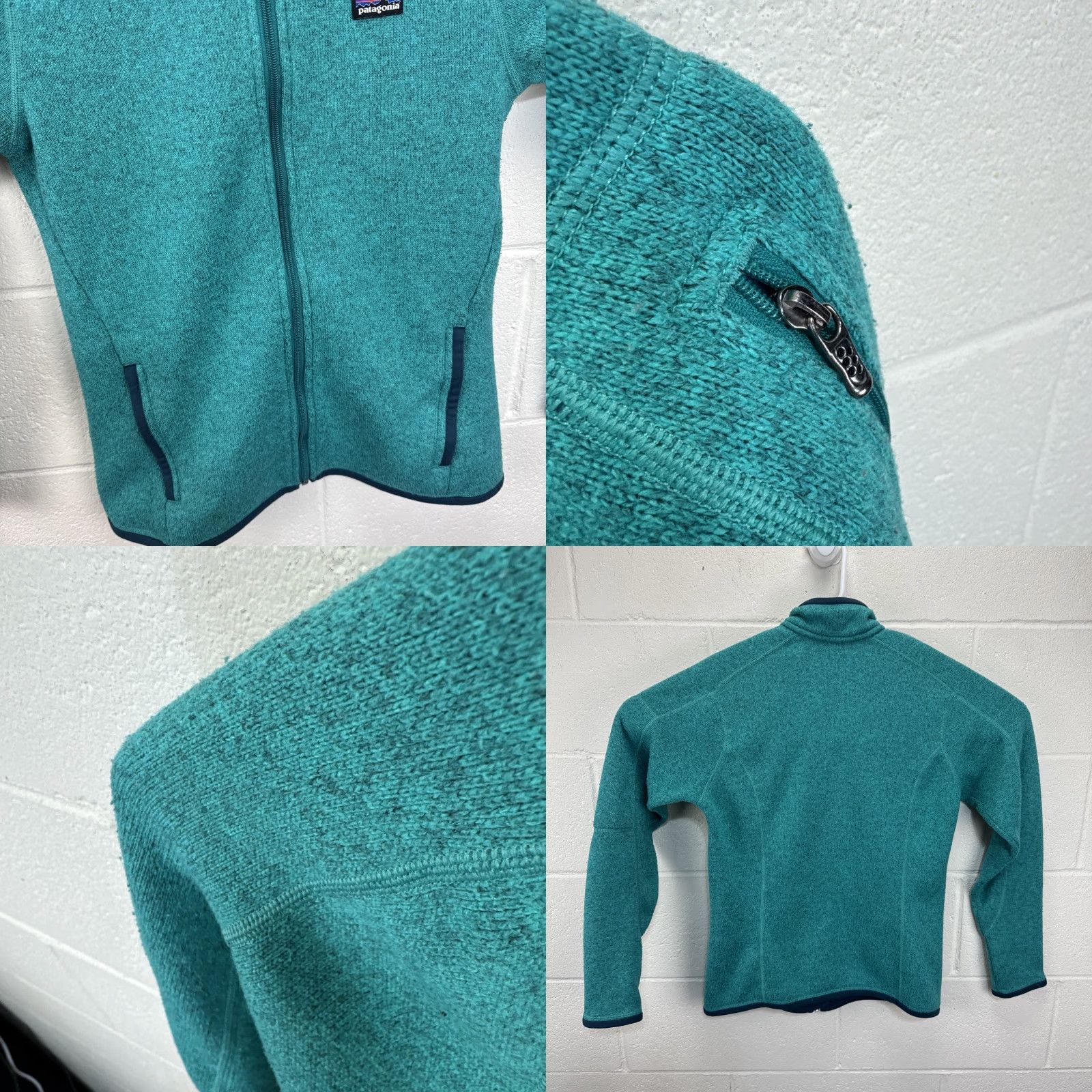 Patagonia PATAGONIA BETTER SWEATER FULL ZIP Jacket Women's Small Teal Green Outdoor Size S / US 4 / IT 40 - 8 Thumbnail