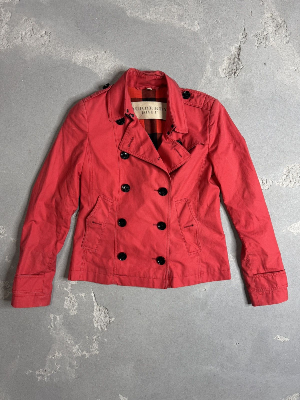 Burberry × Vintage Blazers Burberry Brit Woman Nova Check Jacket Size S / US 4 / IT 40 - 3 Thumbnail