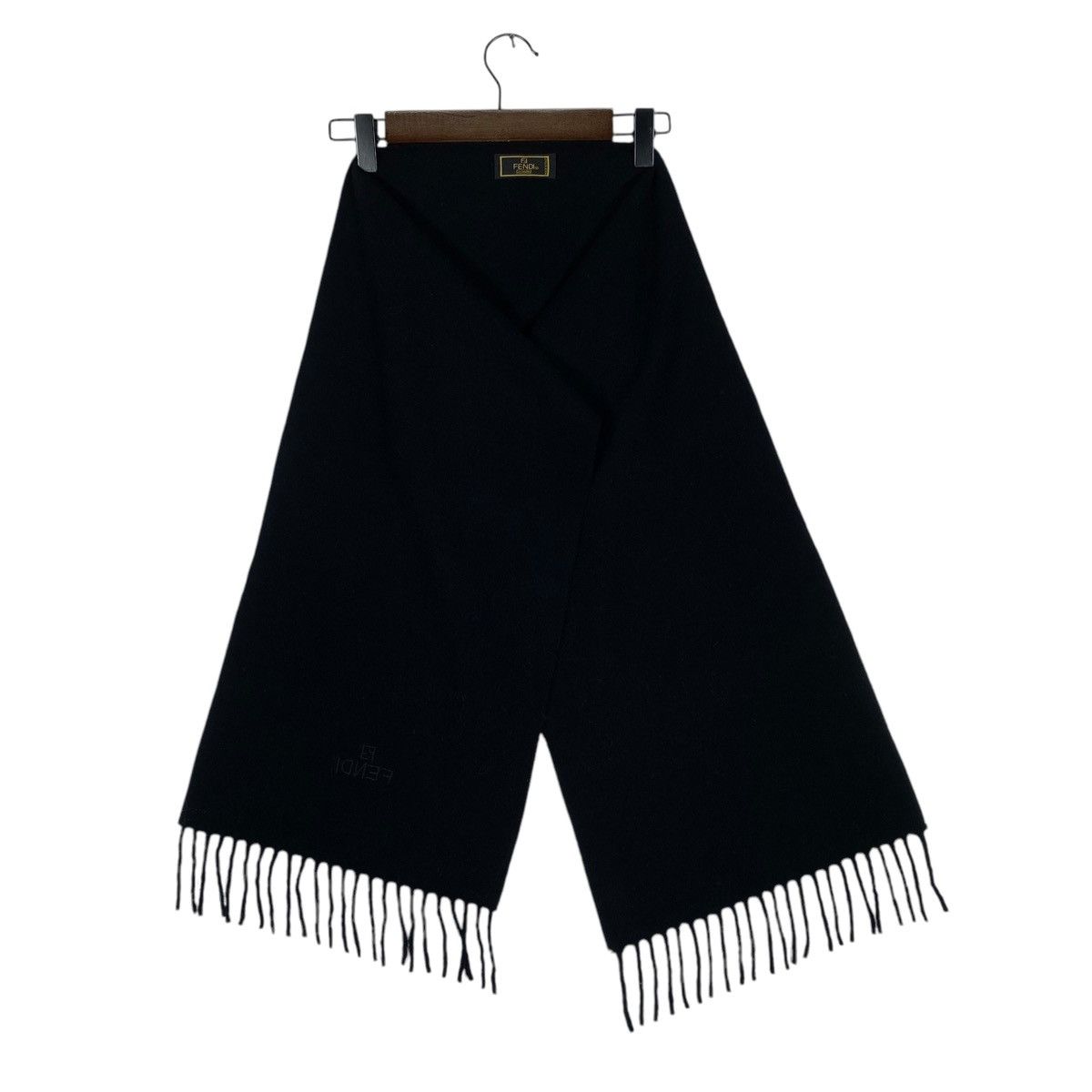 Fendi × Vintage Vintage Fendi Zucca Logo Made In Italy Scarf Muffler Size ONE SIZE - 5 Thumbnail