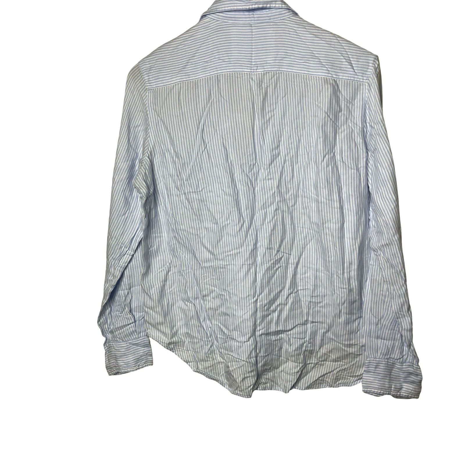 Frank & Eileen Frank & Eileen Eileen Blue Stripe Lightweight Shirt sz XXS Size XXS / US 00 / IT 34 - 6 Thumbnail