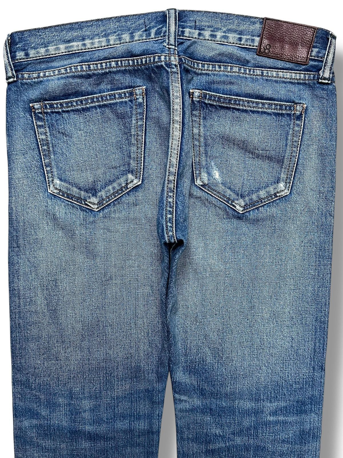 Johnbull Johnbull Selvage Distressed Japan Denim Slimfit Faded Wash Size US 32 / EU 48 - 4 Thumbnail