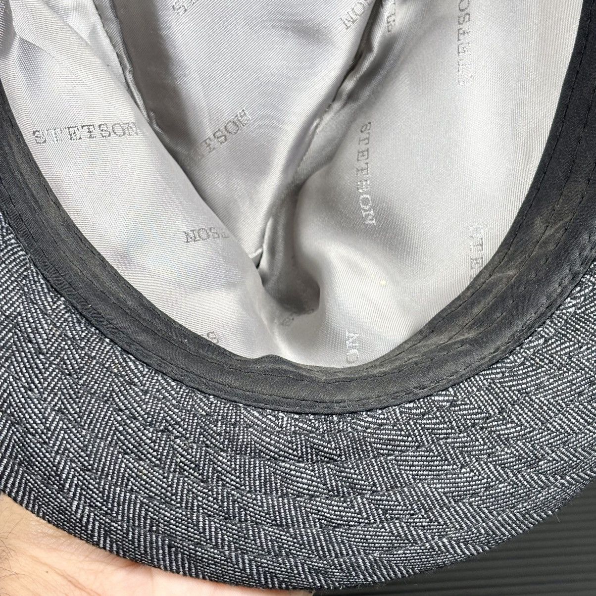 Stetson Stetson All American Fedora Hat Men's L-XL Herringbone NWT Size ONE SIZE - 14 Thumbnail