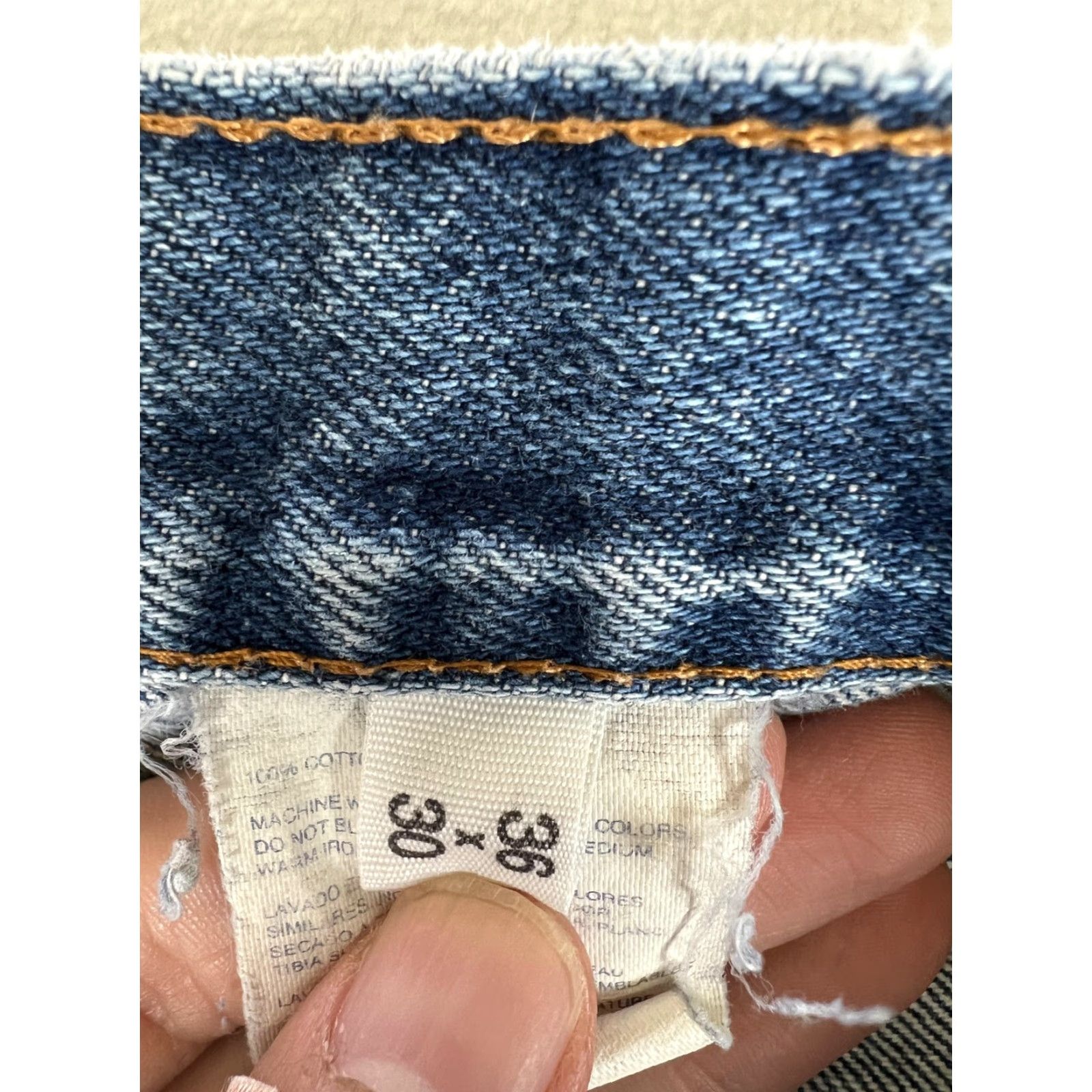 Dickies VINTAGE Dickies Jeans Mens 36x30 Blue Denim Straight Leg Classic Fit Pants Size US 36 / EU 52 - 3 Thumbnail