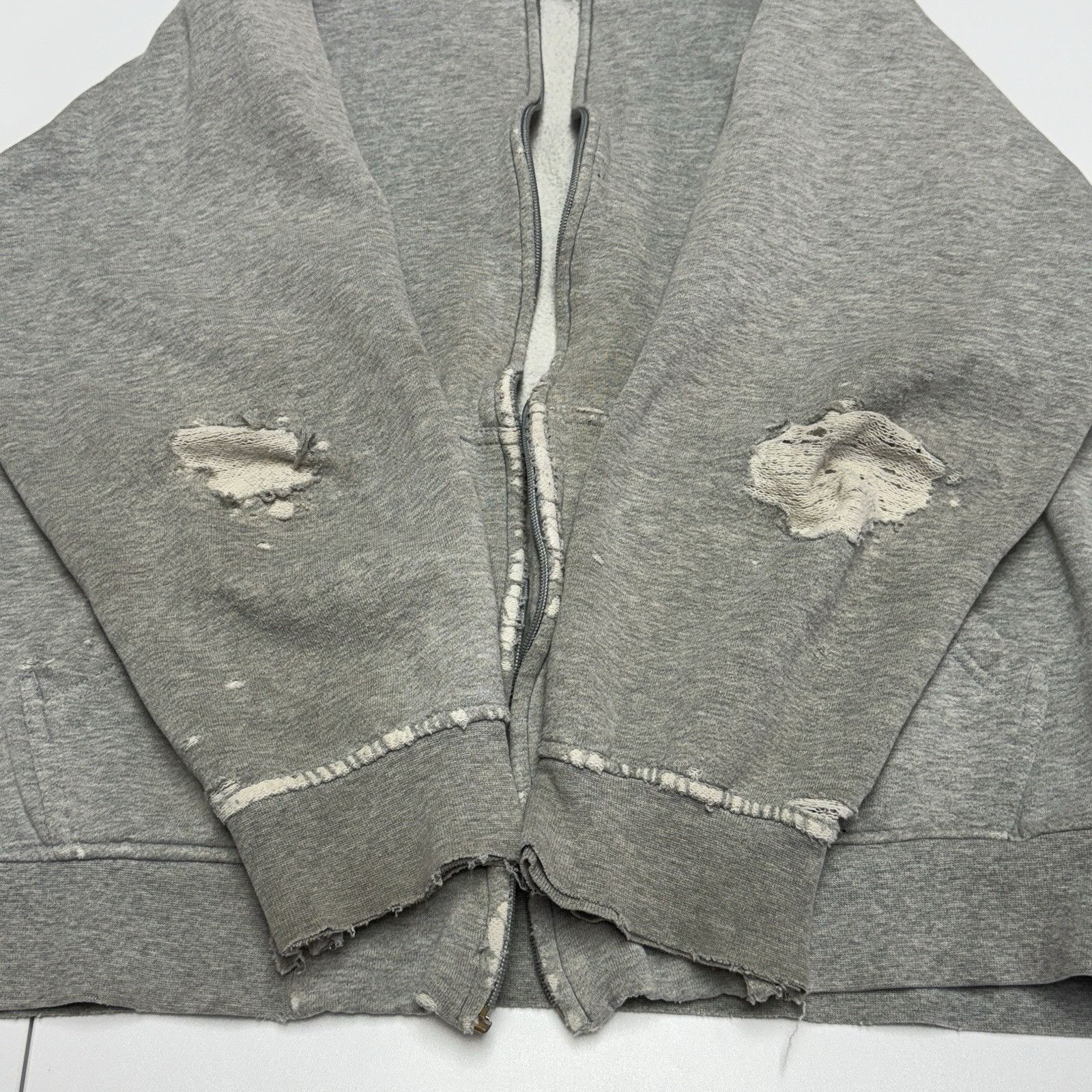 Anchor Blue Vintage Anchor Blue Hoodie Sweatshirt Mens L Gray Y2K Surf S Size US L / EU 52-54 / 3 - 8 Thumbnail