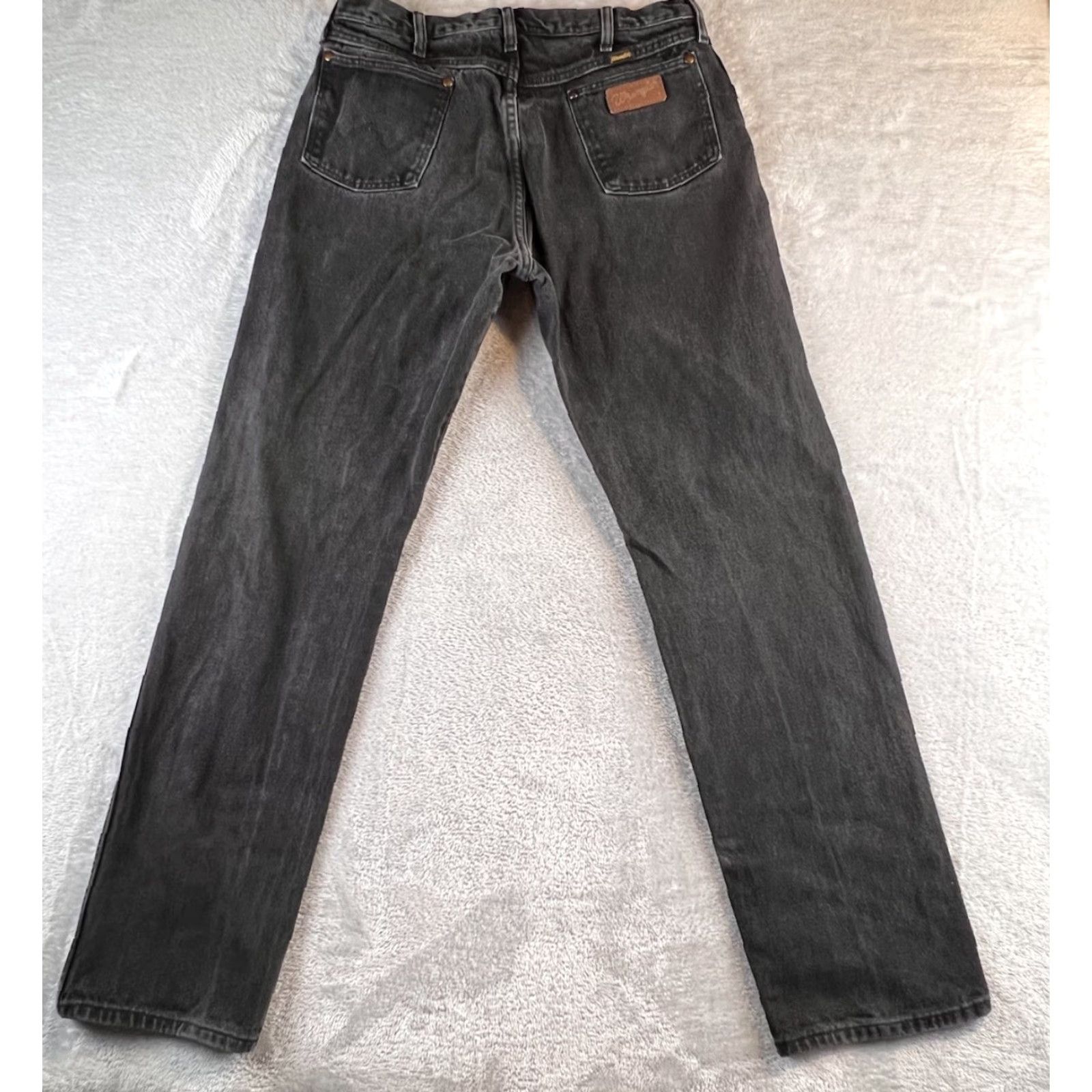 Wrangler Wrangler Jeans Mens 34x36 Black Denim Cowboy Cut Wrangler Cowboy Cut Jeans 34x36 Mens Black Denim Rodeo 13MWZWK Size US 34 / EU 50 - 2 Thumbnail