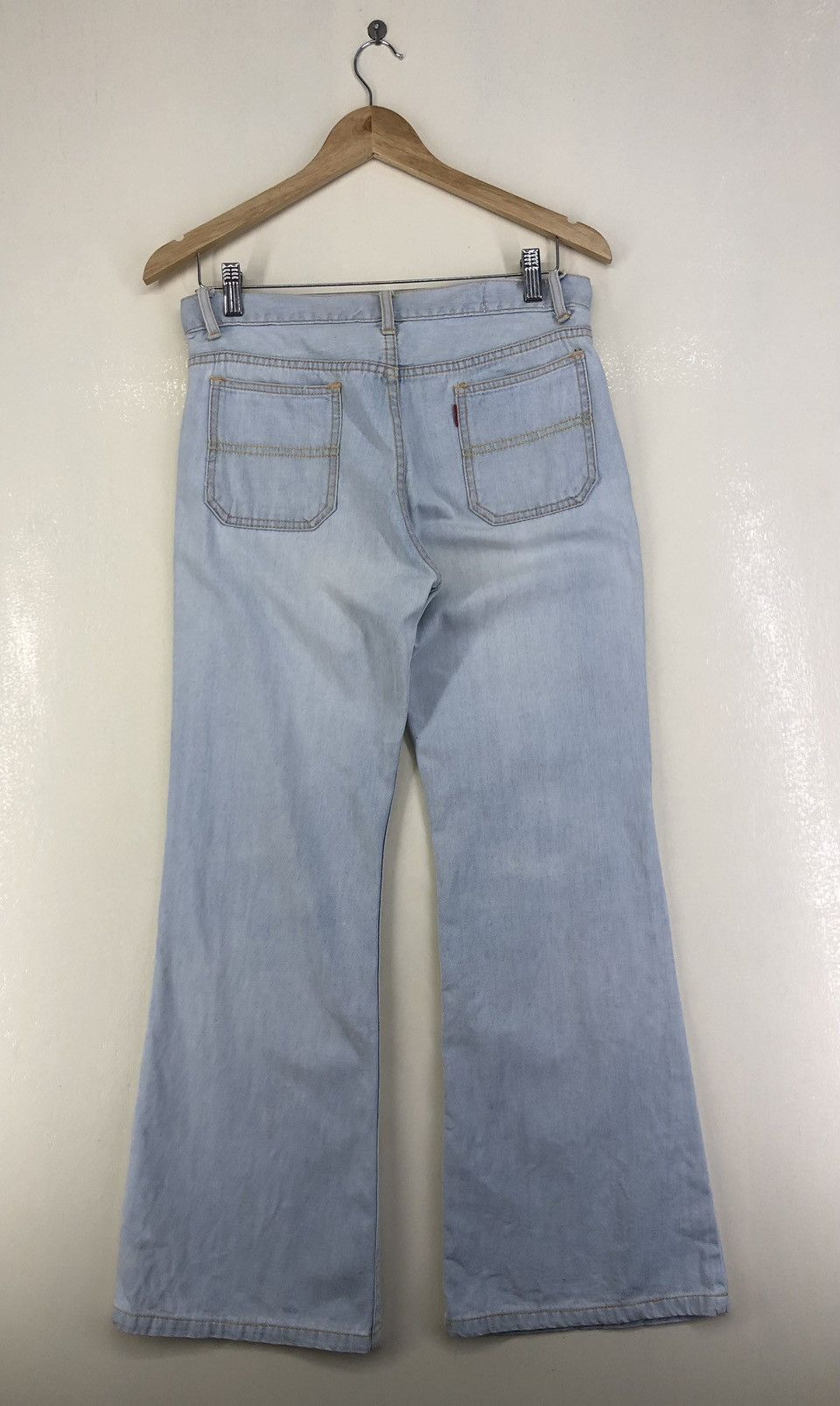 Big John Vintage Big John Flared Bootcut Light Wash Bush Pants Size US 30 / EU 46 - 2 Thumbnail