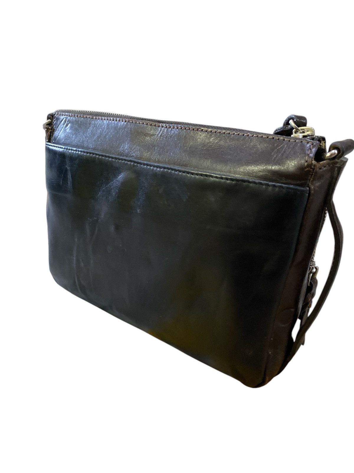 Japanese Brand × Leather × Vintage Vintage Ace Co. Ltd Leather Cluth Bag Size ONE SIZE - 4 Thumbnail
