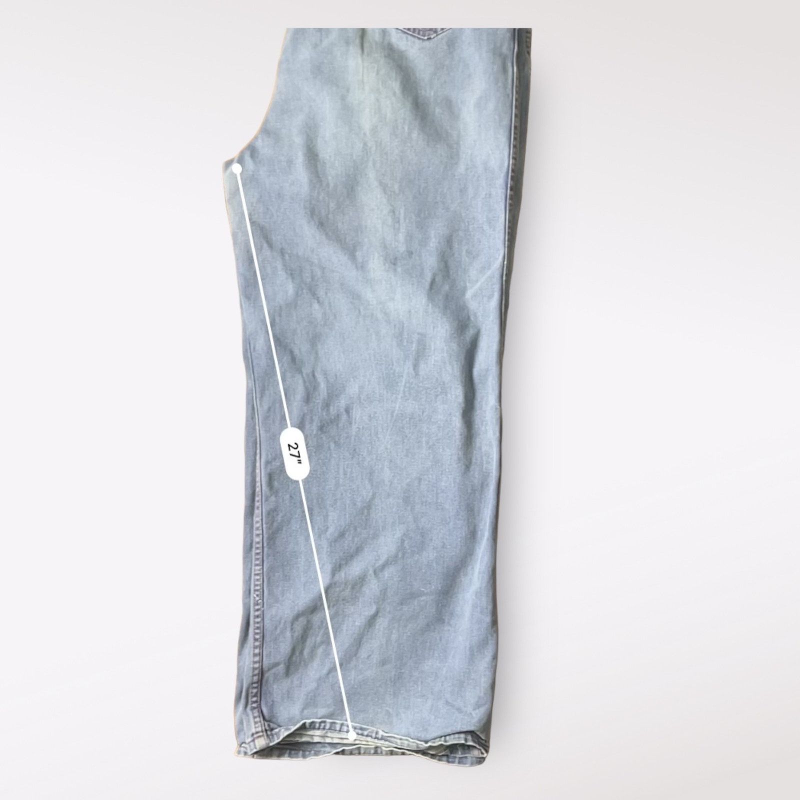 Other WPL 6749 Vintage 70s High Waist Wide Leg Jeans Size 36 Size 36" / US 14 / IT 50 - 6 Thumbnail