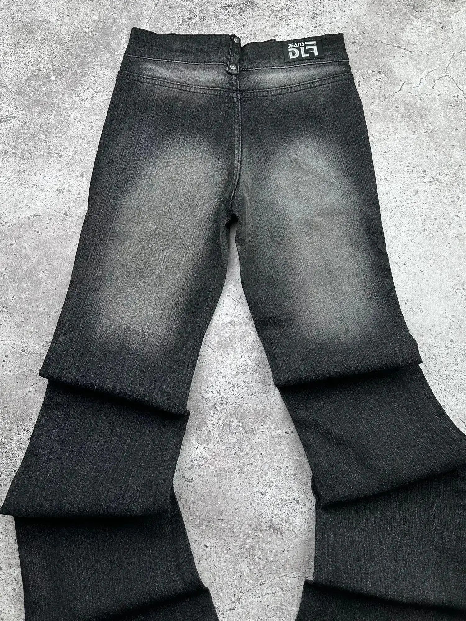 Japanese Brand Vintage Faded Flare Jeans C185(V305) Size 25" / US 0 / IT 36 - 6 Thumbnail