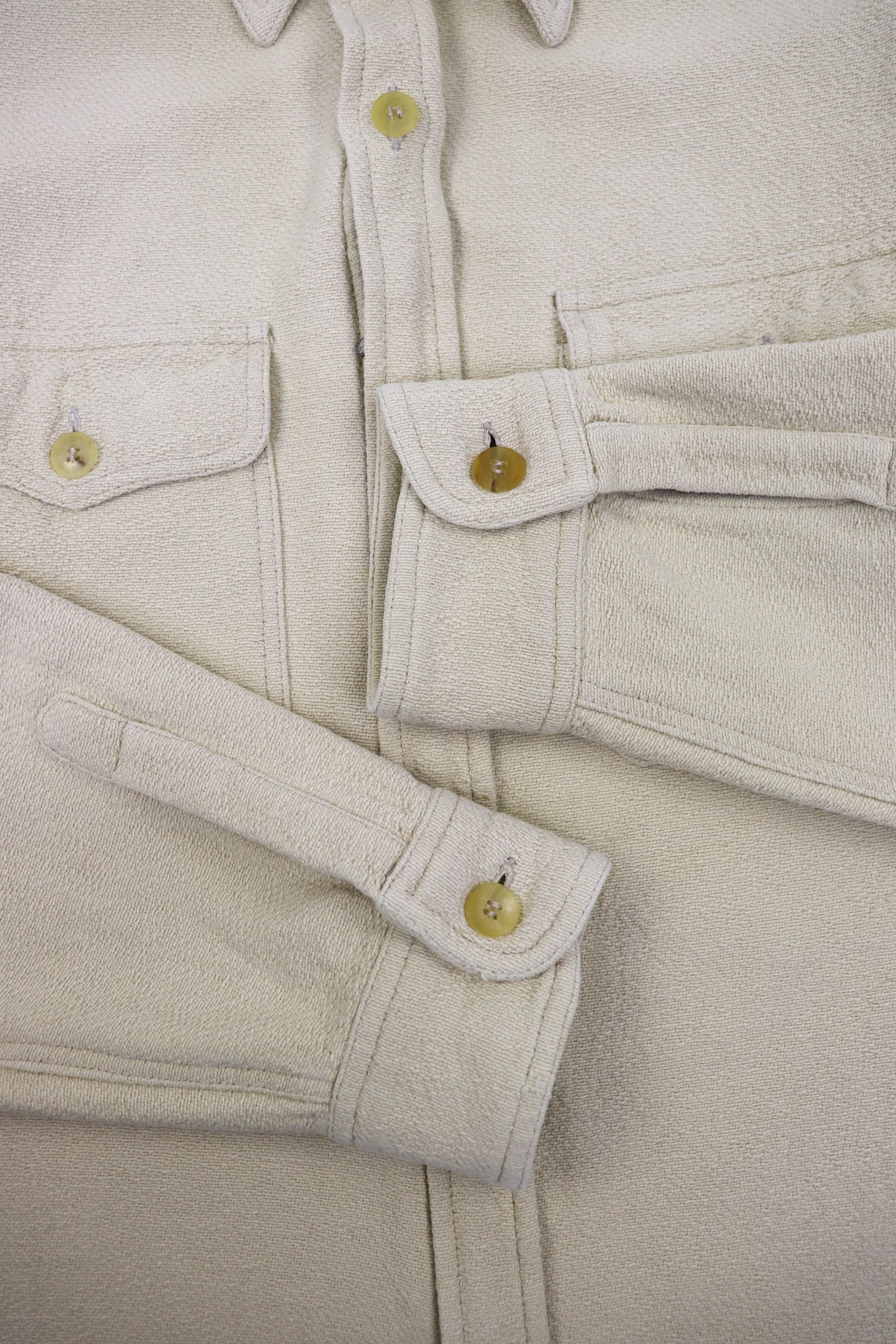 Bally BALLY Vintage Made in Italy Light Beige Zip Overshirt Size US M / EU 48-50 / 2 - 7 Thumbnail
