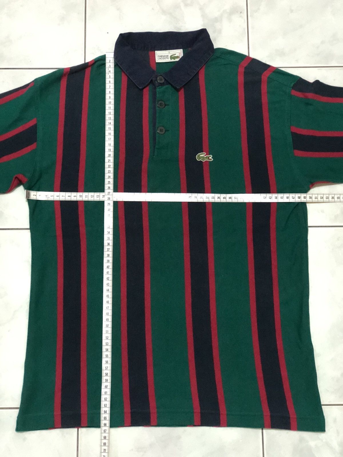 Lacoste MADE IN FRANCE Vintage Lacoste Preppy Striped Rugby Polo Size US M / EU 48-50 / 2 - 20 Thumbnail