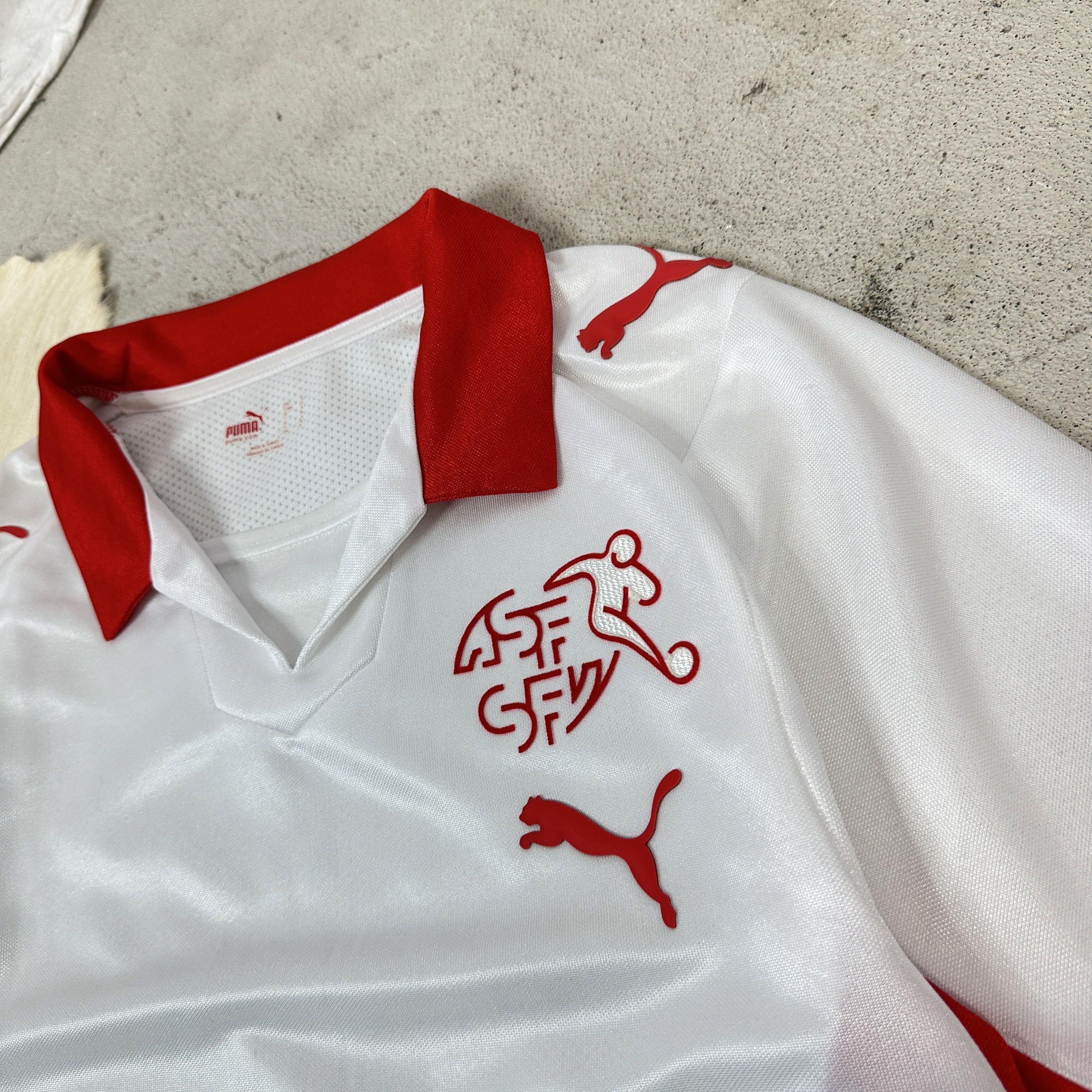 Puma × Vintage Jersey Puma Switzerland 2008 Away Size US S / EU 44-46 / 1 - 3 Thumbnail