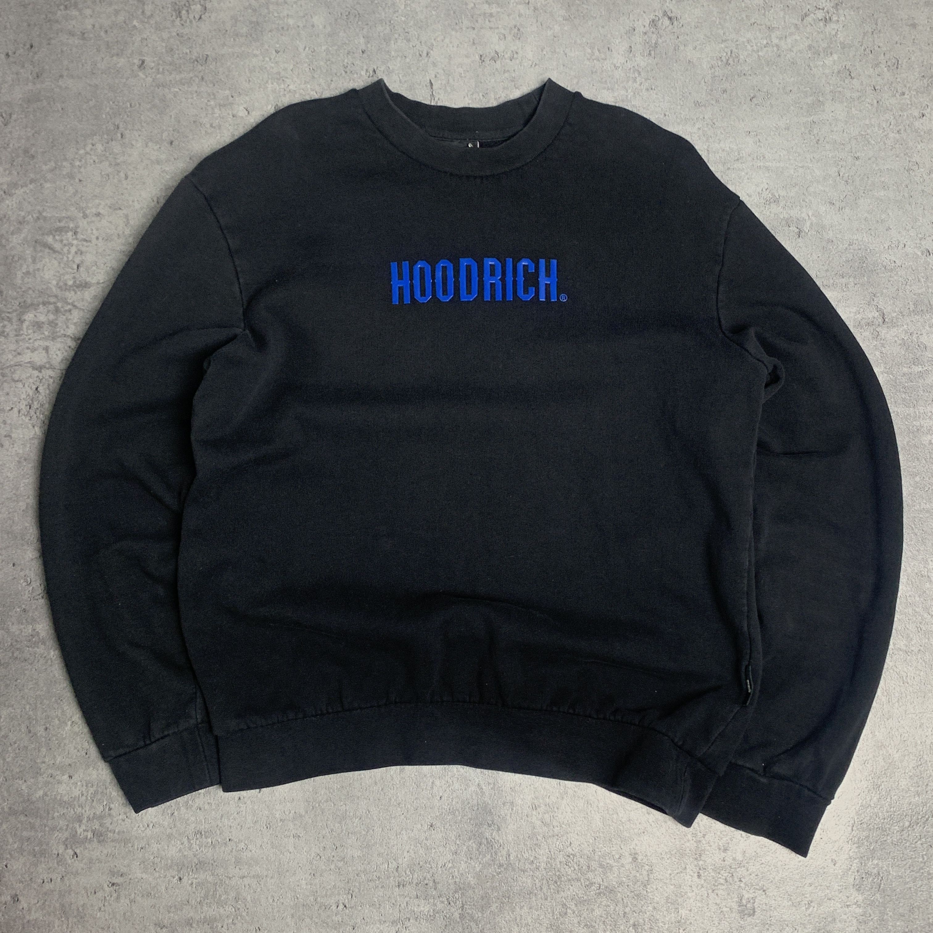 Rap Tees Hoodrich black crewneck - M Size US M / EU 48-50 / 2 - 2 Thumbnail