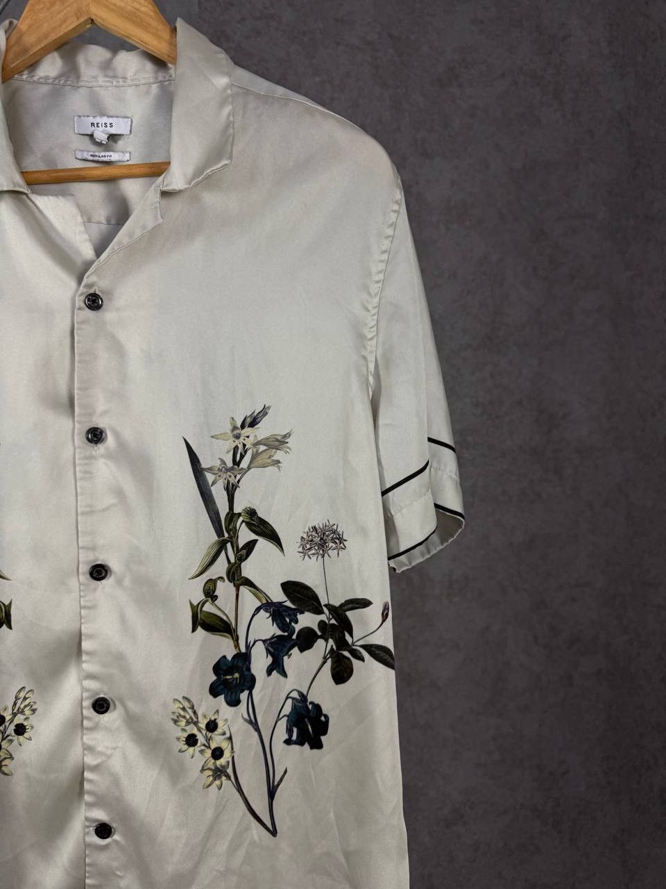 Reiss Reiss designer hawaiian shirt Size US L / EU 52-54 / 3 - 2 Thumbnail